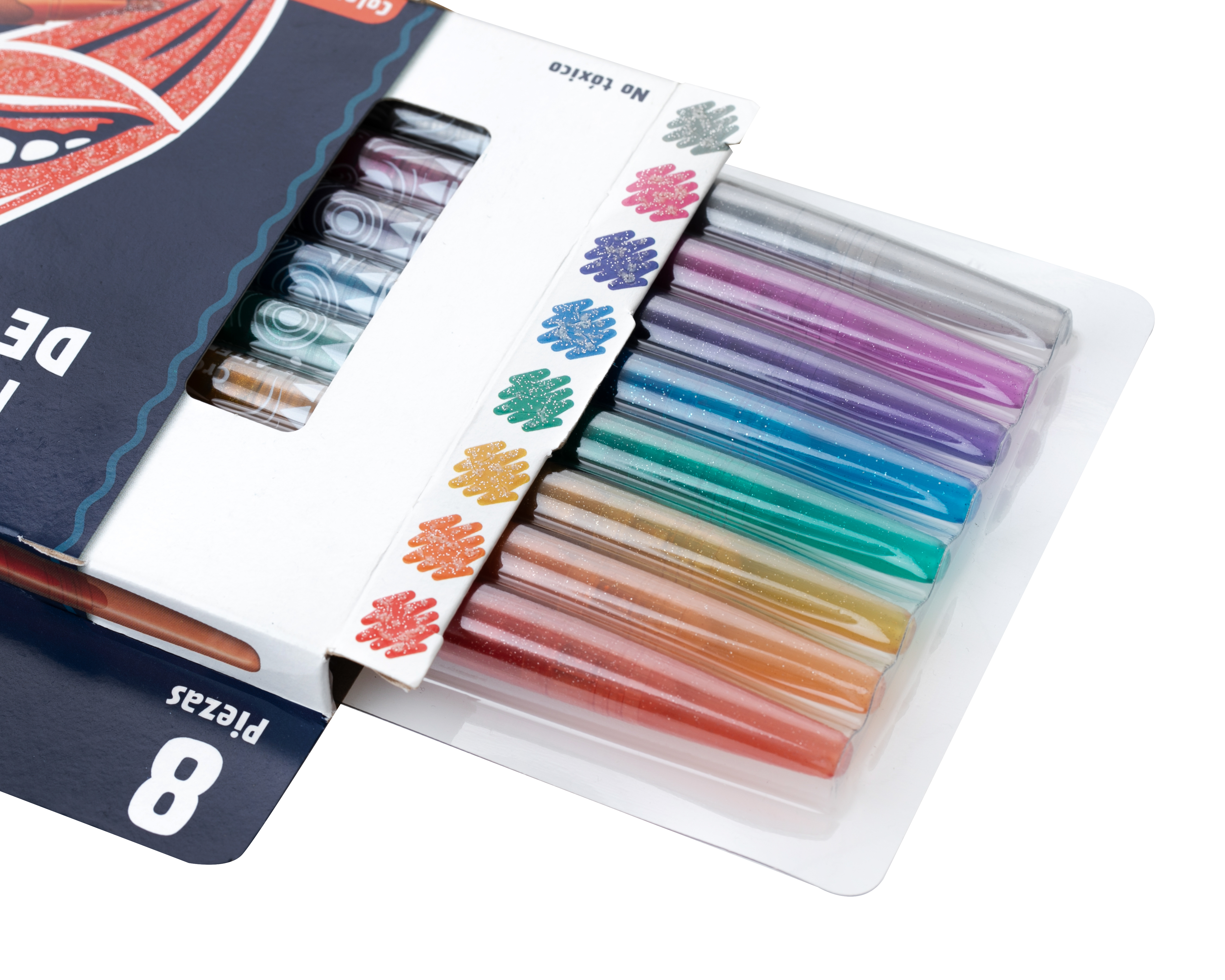 Foto 3 pulgar | Foto 2 | Plumones de Glitter Crayola 8 Piezas