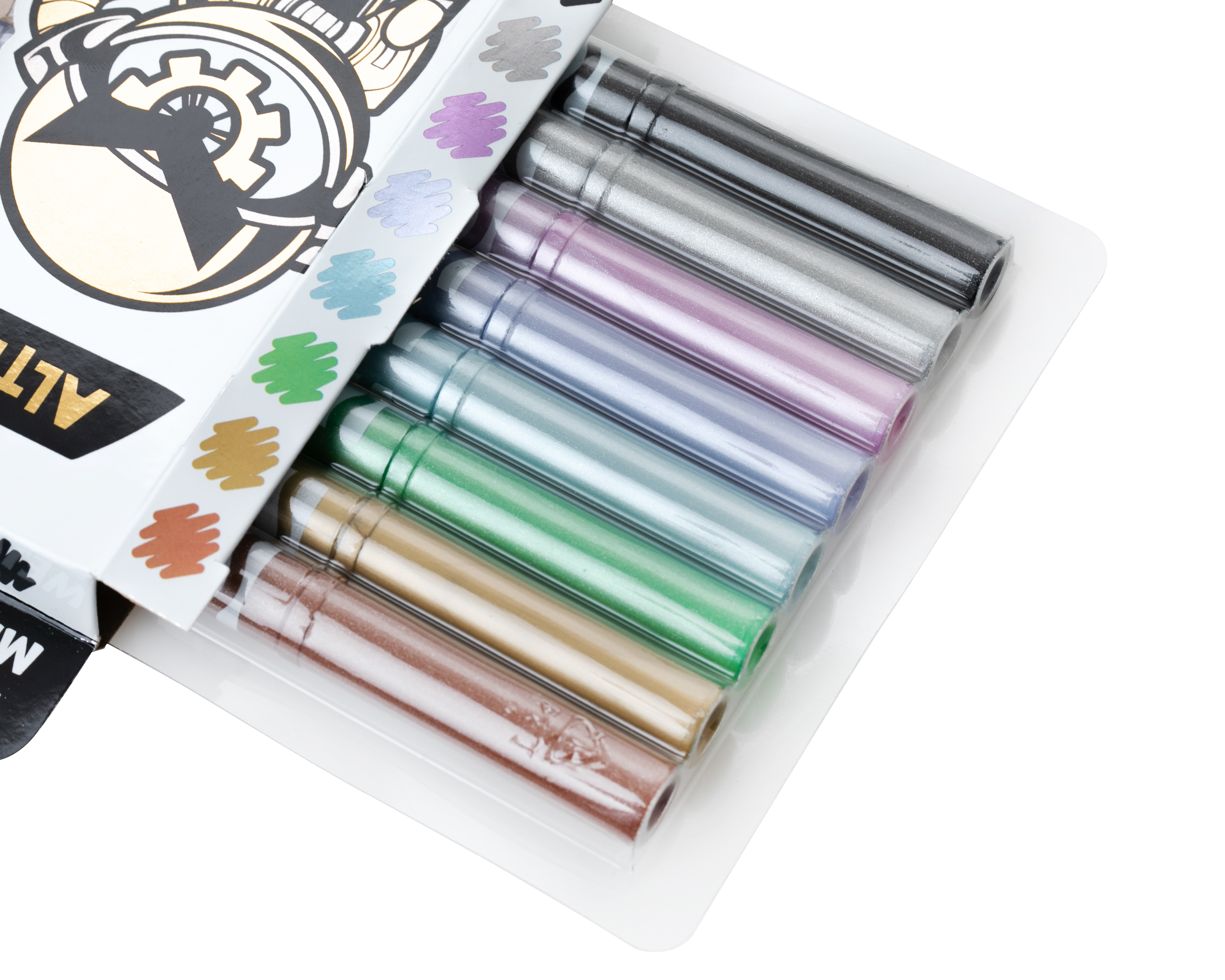 Foto 3 pulgar | Foto 2 | Plumones Metálicos Crayola Alternative 8 Piezas