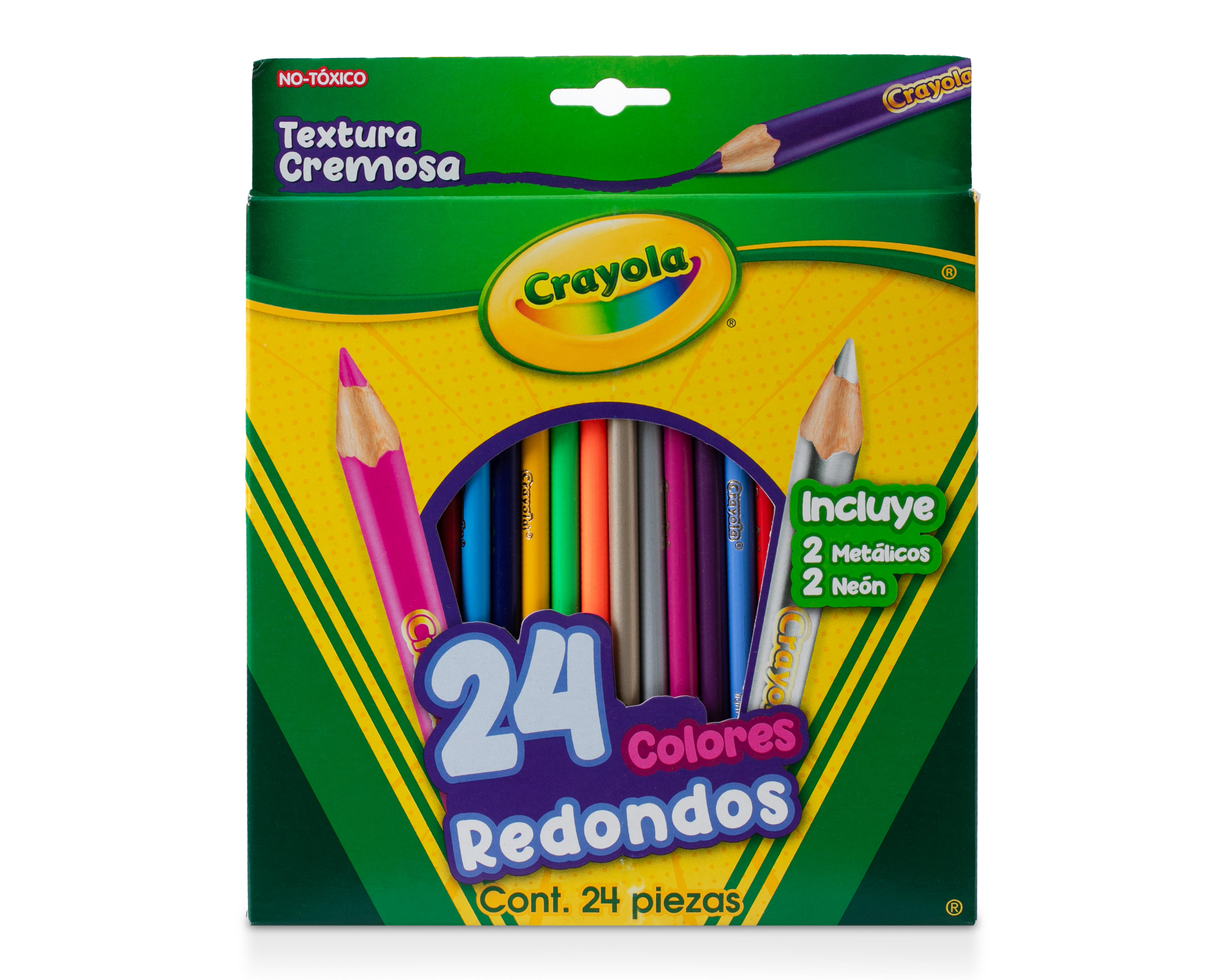Foto 4 pulgar | Foto 3 | Colores Crayola Redondos 24 Piezas