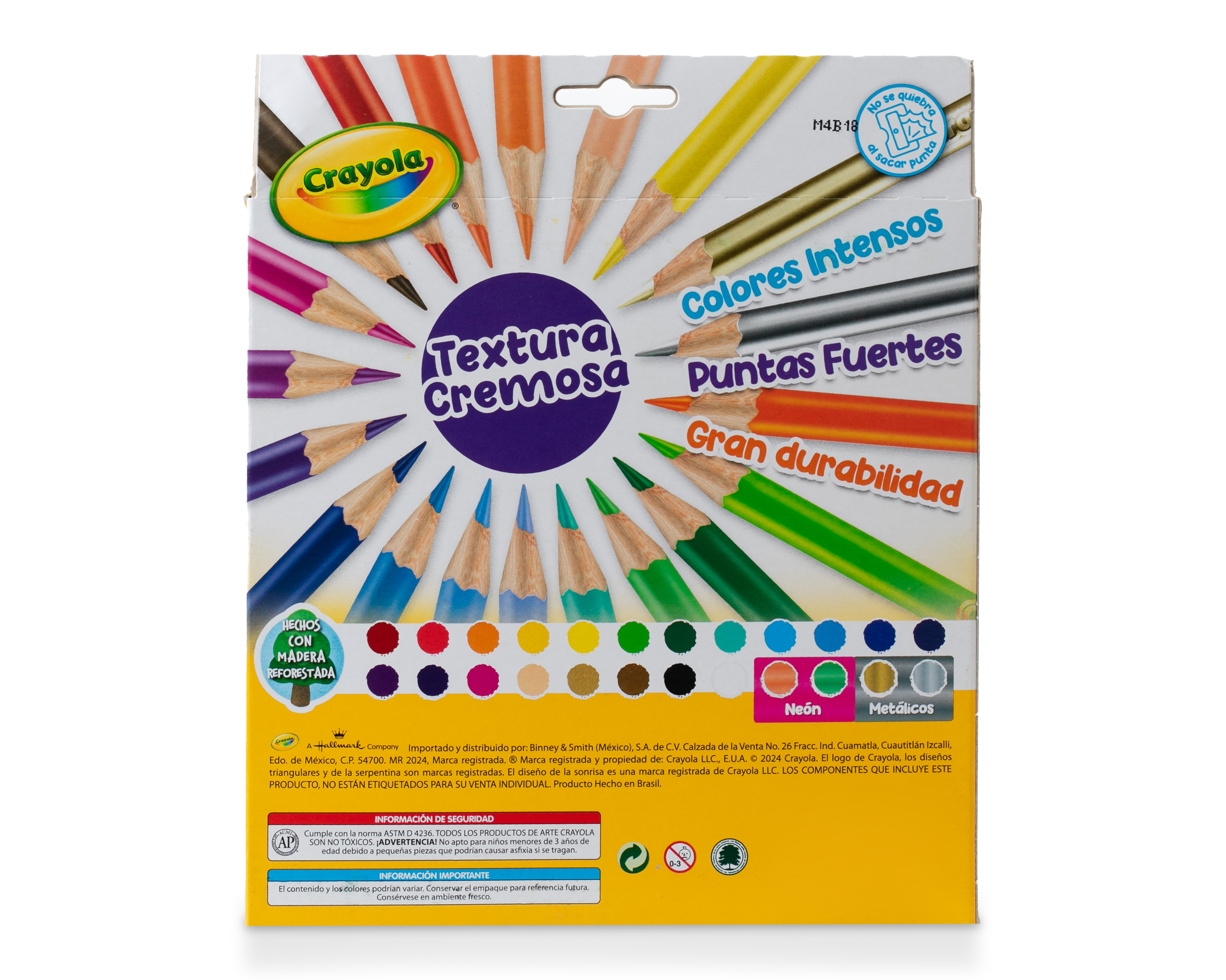 Foto 5 pulgar | Foto 4 | Colores Crayola Redondos 24 Piezas