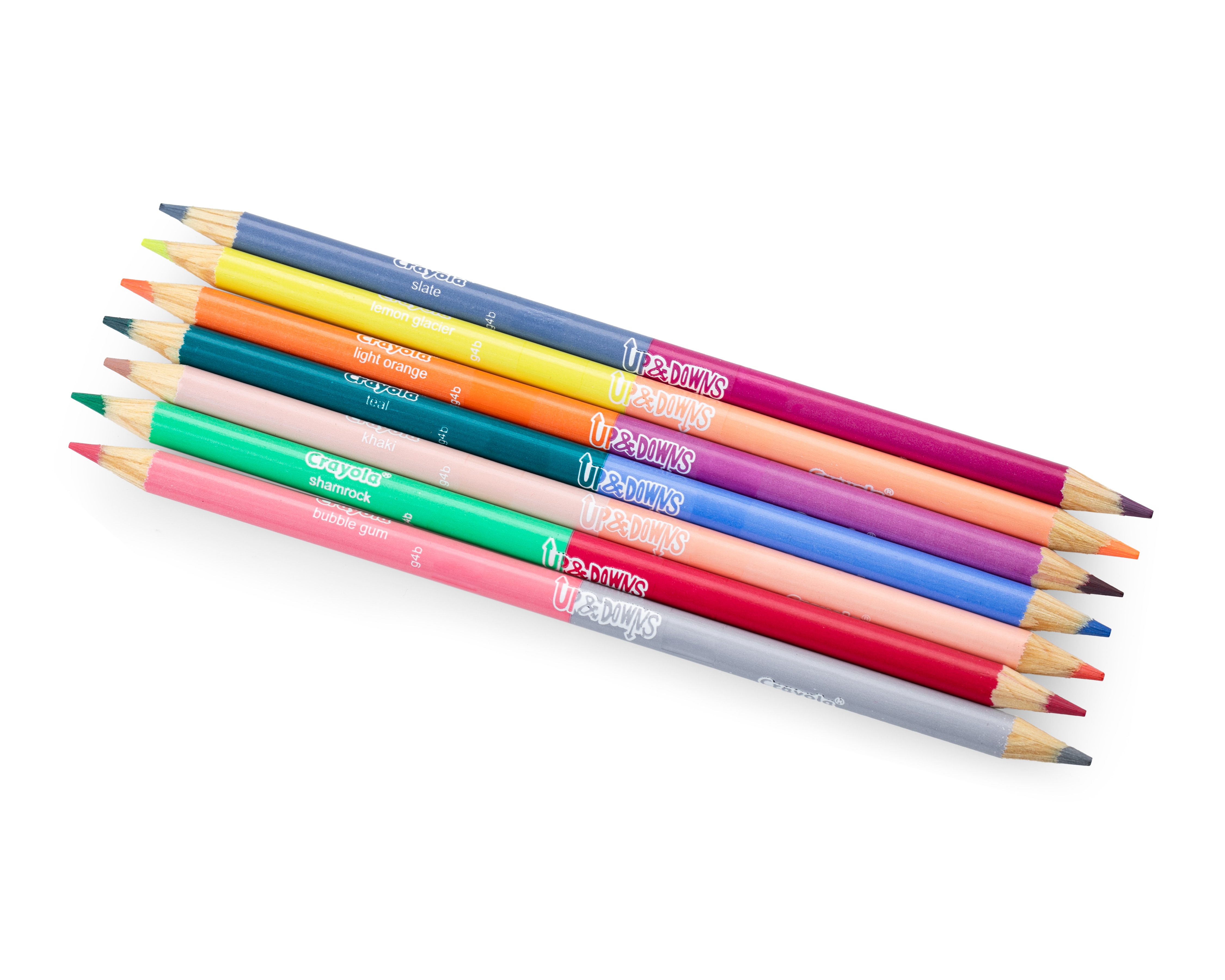 Colores Bicolor Crayola Up & Downs 12 Piezas