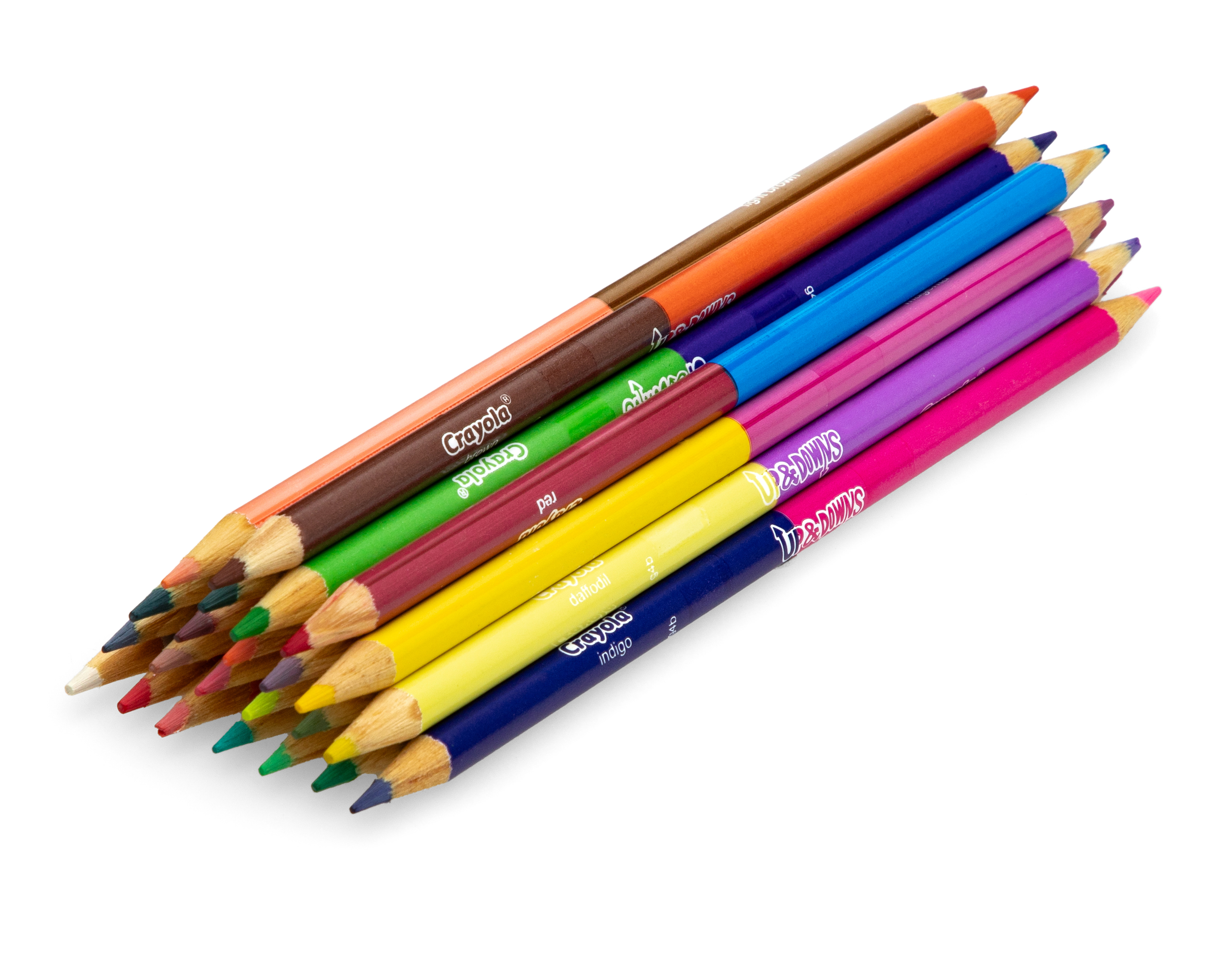 Colores Bicolor Crayola Up & Downs 24 Piezas