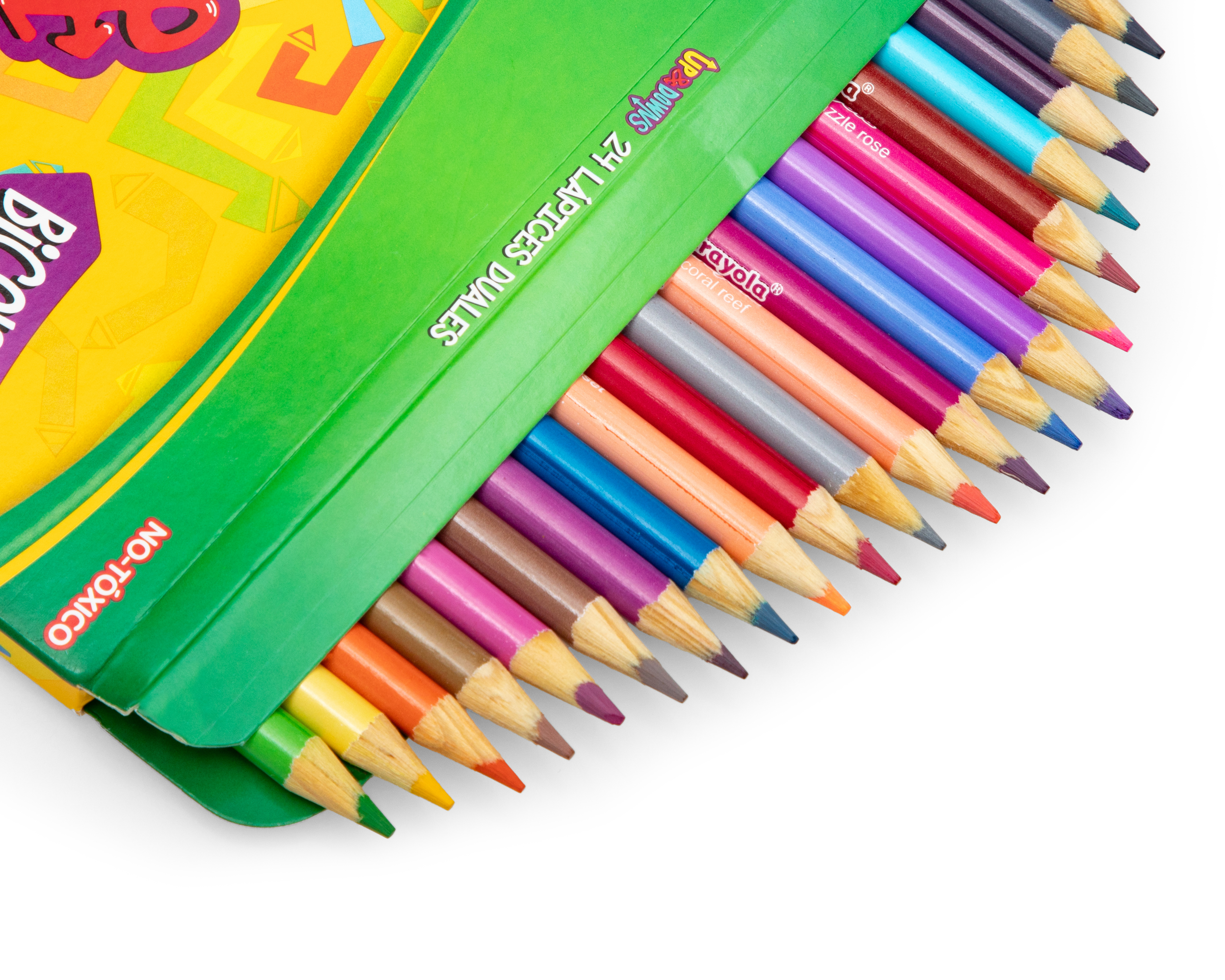 Foto 2 | Foto 2 | Colores Bicolor Crayola Up & Downs 24 Piezas