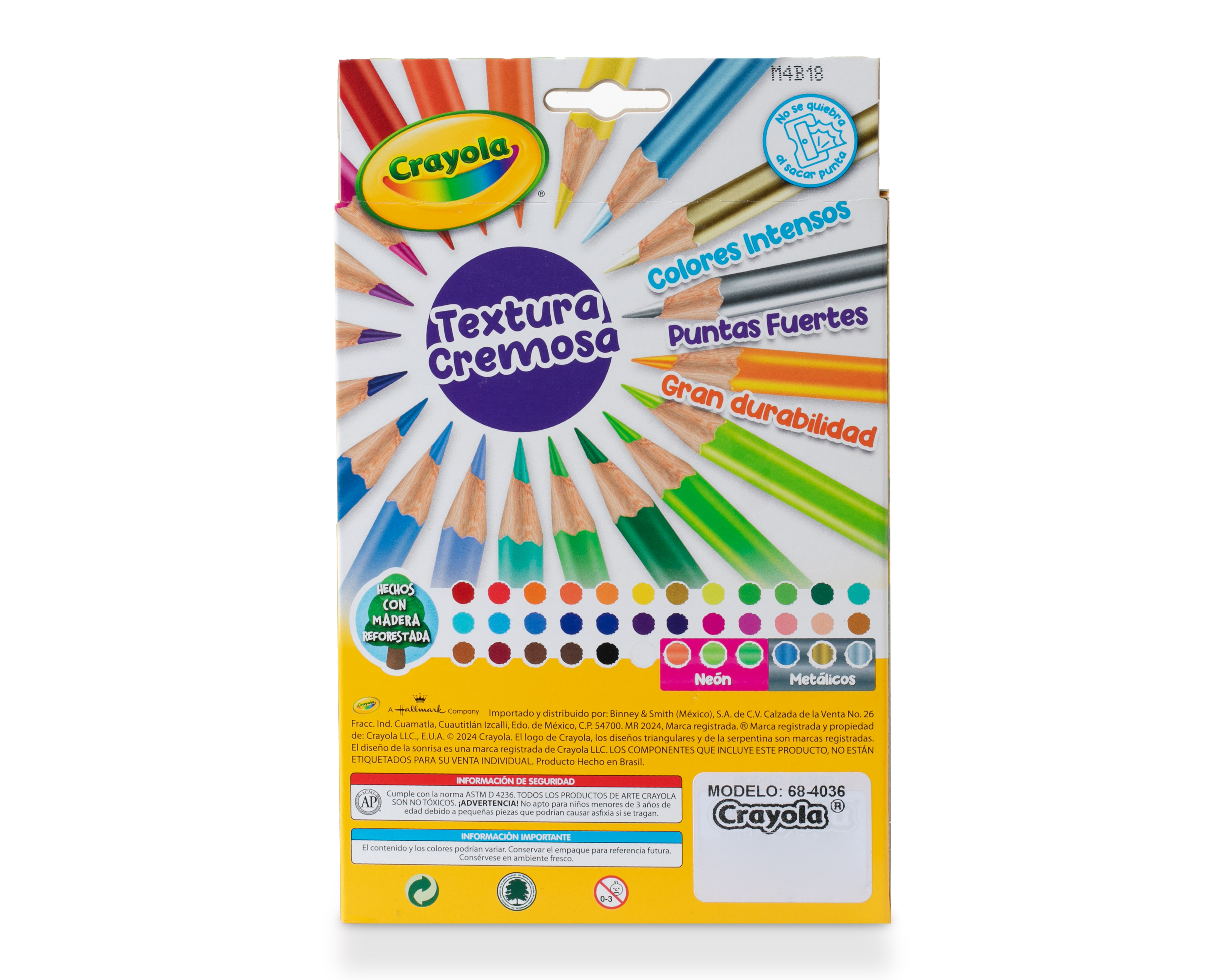 Foto 4 | Foto 4 | Colores Crayola Redondos 36 Piezas