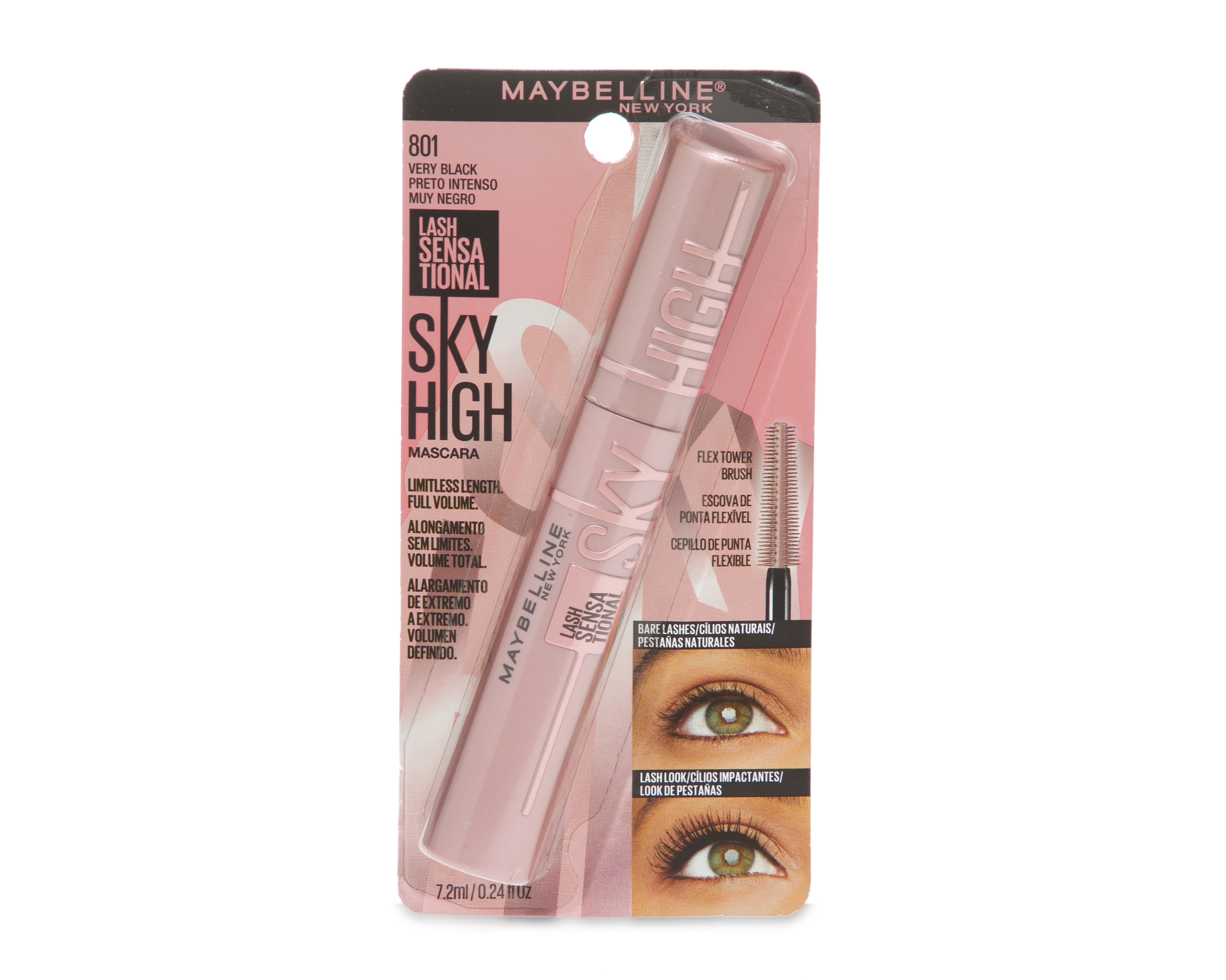 Foto 1 | Foto 1 | Máscara para Pestañas Maybelline Lash Sensational Sky High Negro 7.2 ml