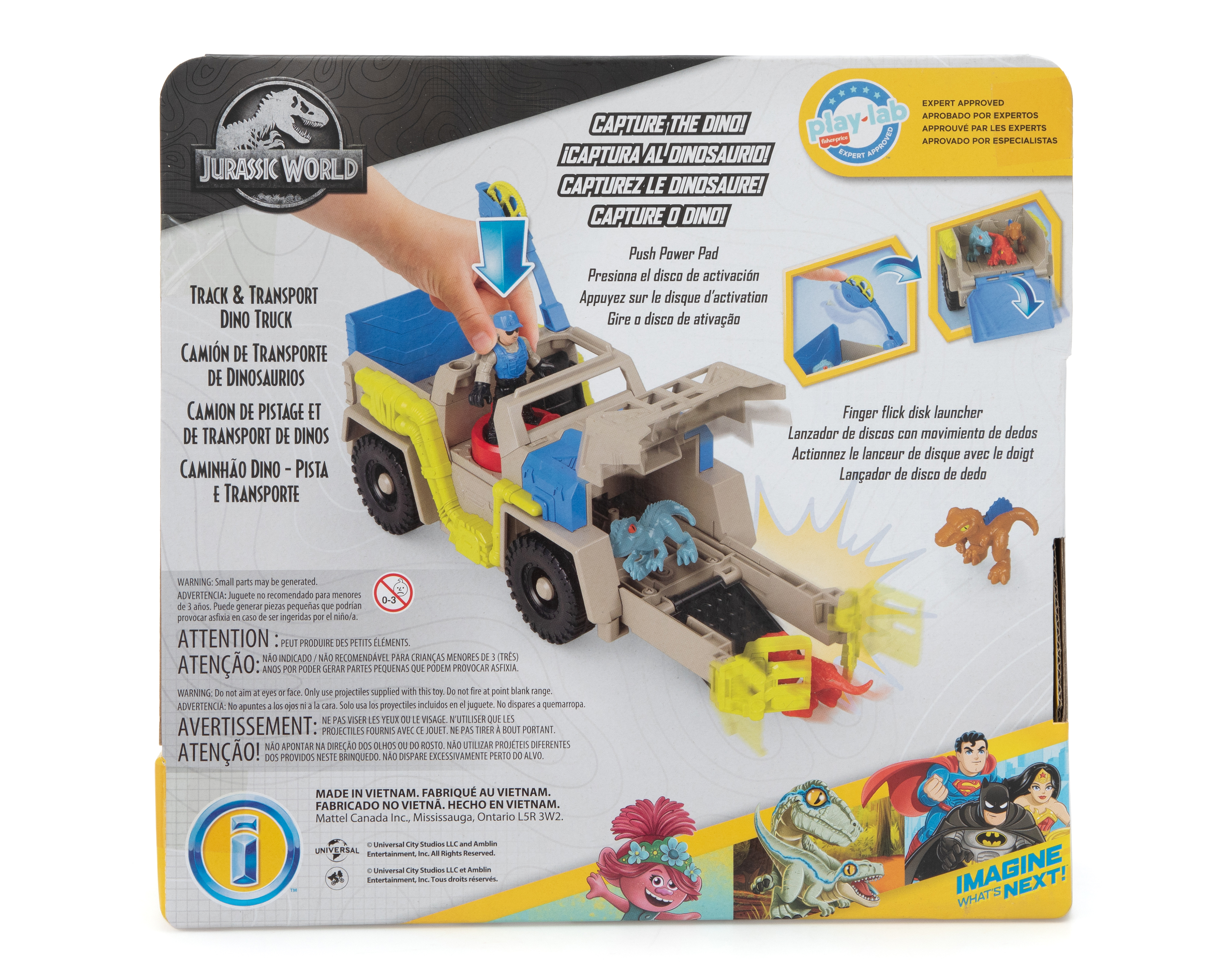 Foto 6 pulgar | Foto 5 | Camión de Captura Fisher Price Imaginext Jurassic World