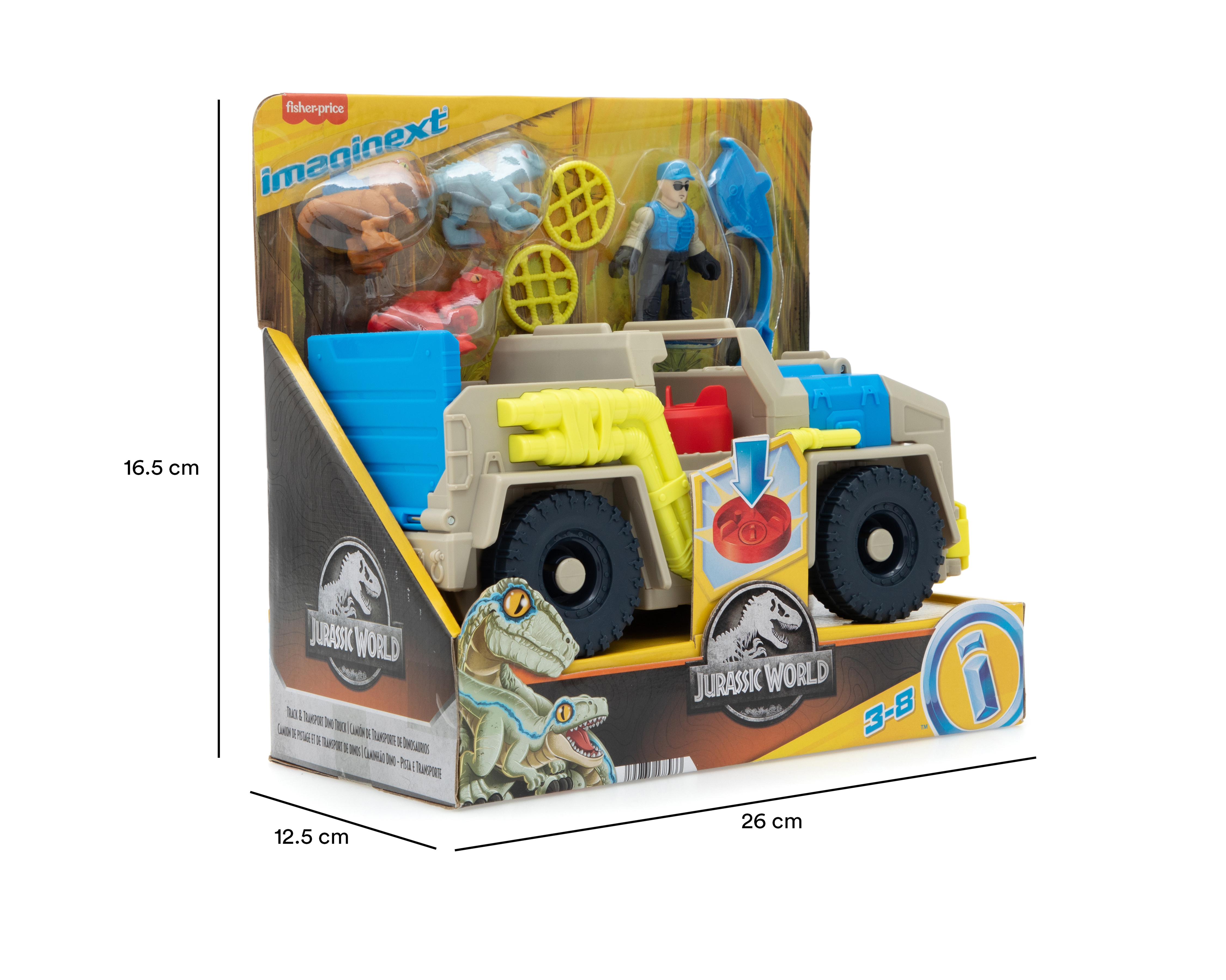 Foto 7 pulgar | Foto 6 | Camión de Captura Fisher Price Imaginext Jurassic World