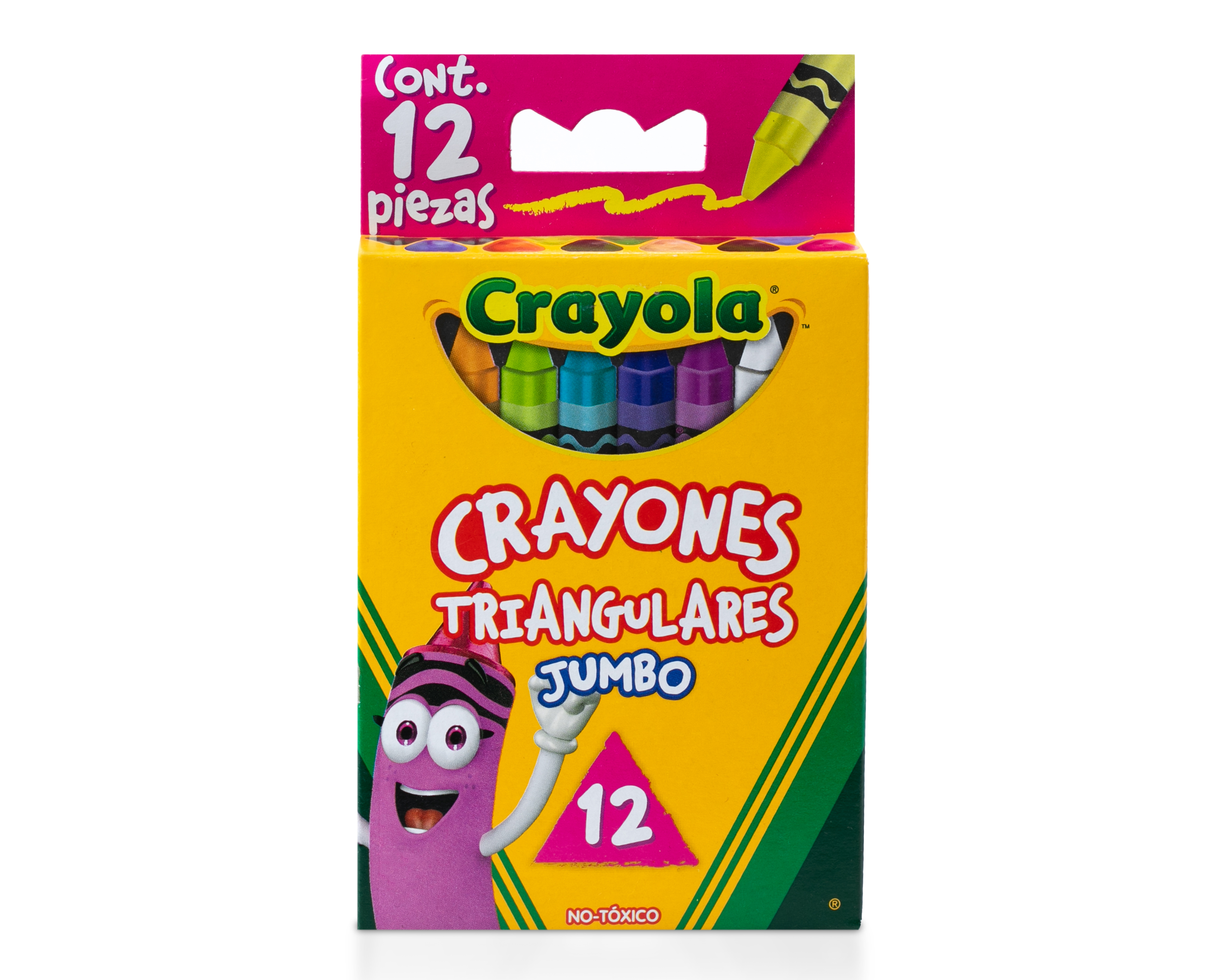 Foto 4 pulgar | Foto 3 | Crayones Crayola Triangulares Jumbo 12 Piezas