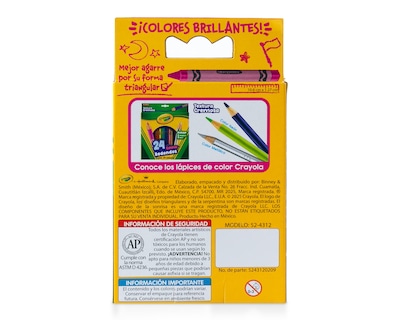 Foto 4 | Foto 4 | Crayones Crayola Triangulares Jumbo 12 Piezas