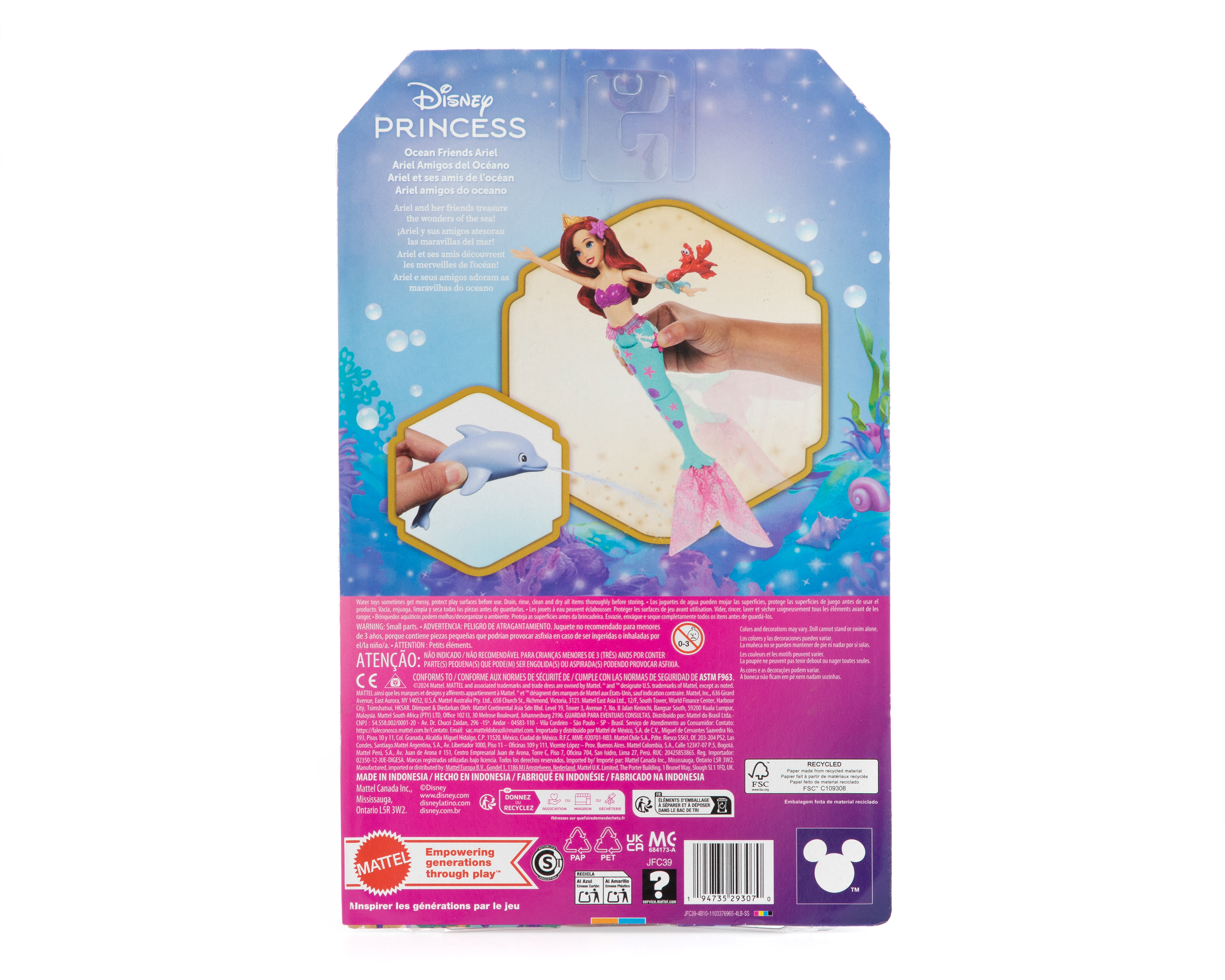 Foto 5 | Foto 5 | Muñeca Disney Princesas Ariel Amigos del Océano