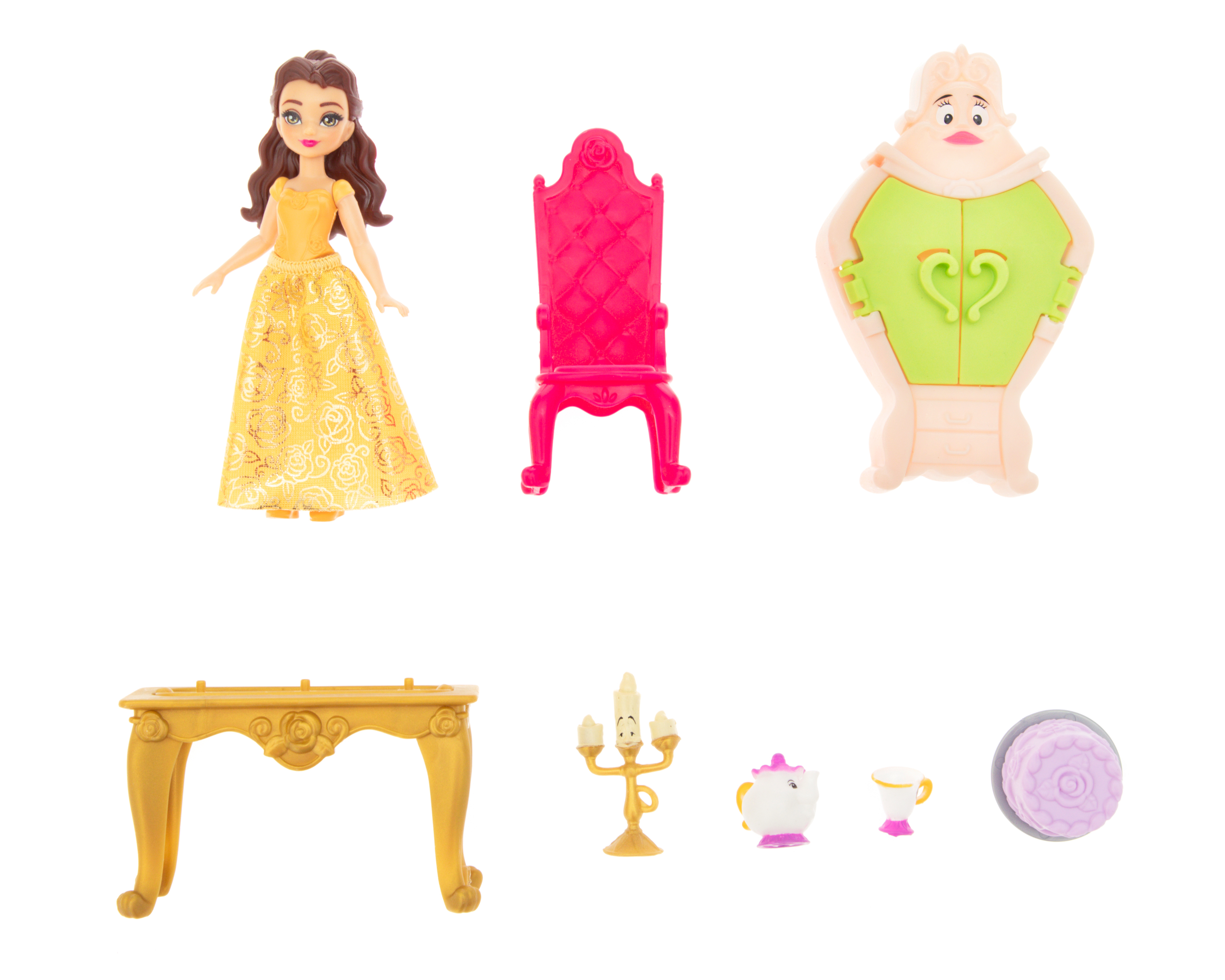 Foto 4 pulgar | Foto 3 | Casa de Muñecas Disney Princesas Castillo de Bella Amarillo