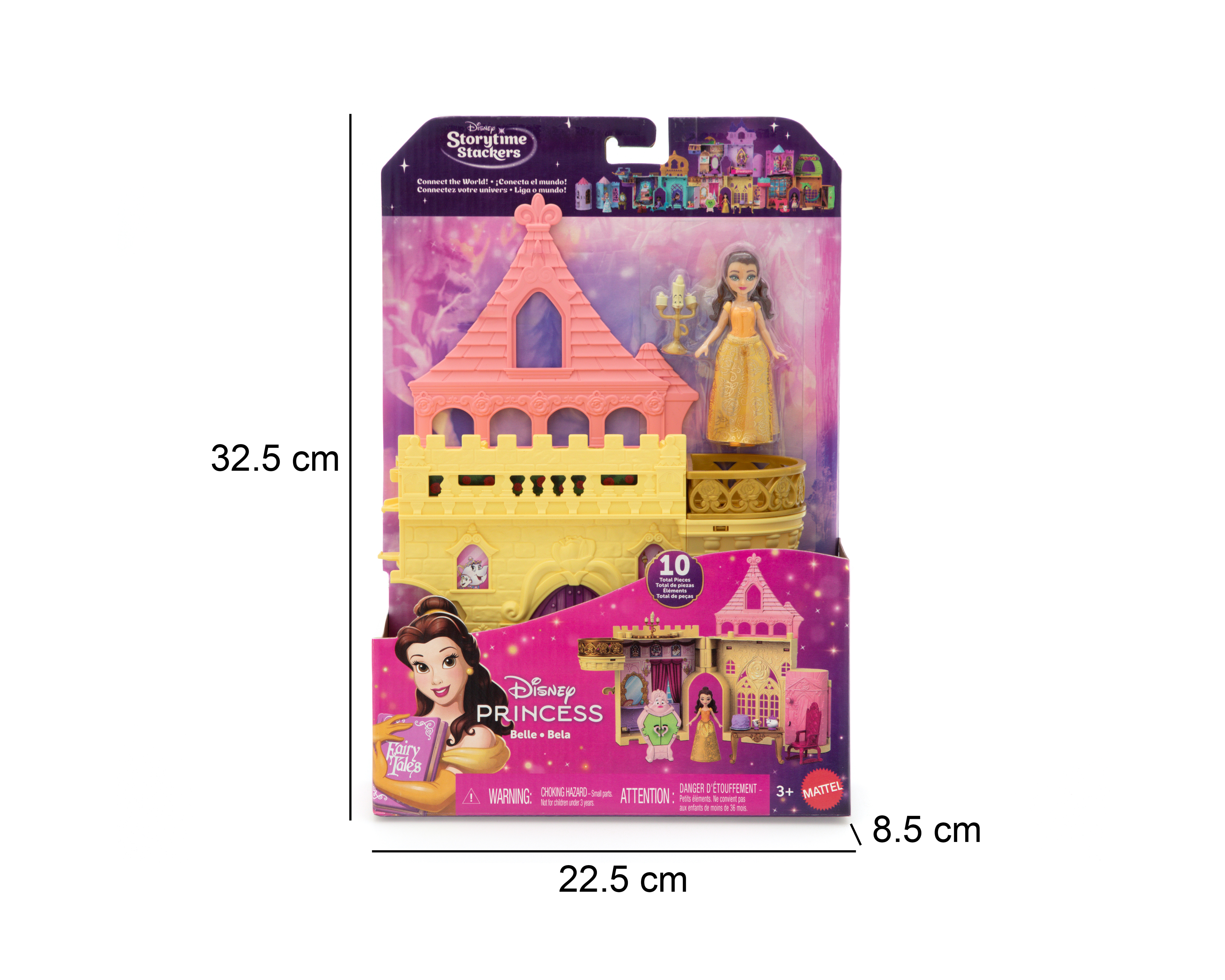 Foto 8 pulgar | Foto 7 | Casa de Muñecas Disney Princesas Castillo de Bella Amarillo