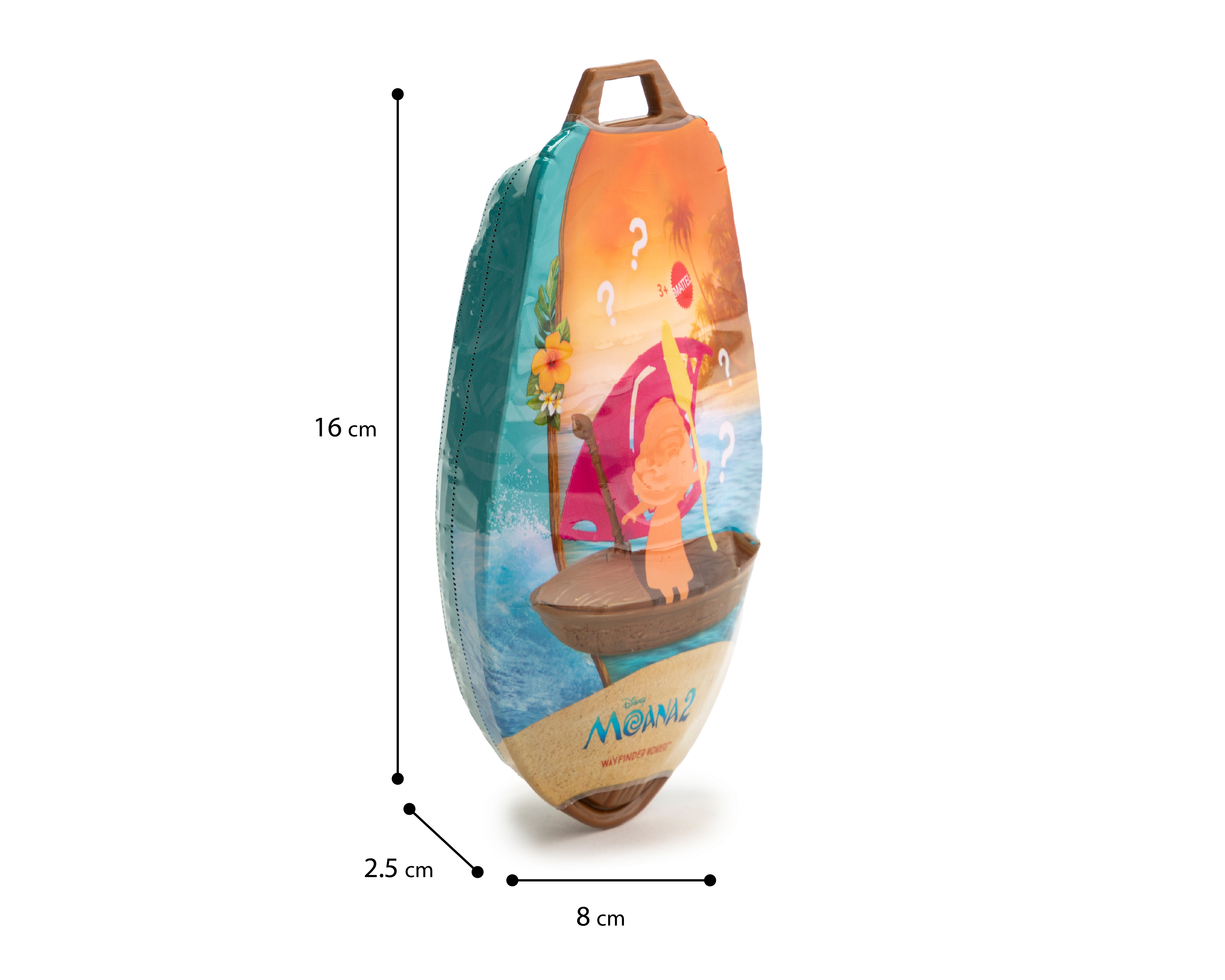 Foto 2 pulgar | Foto 0 | Muñeca Canoa Sorpresa Disney Princesas Moana 2 con Accesorios