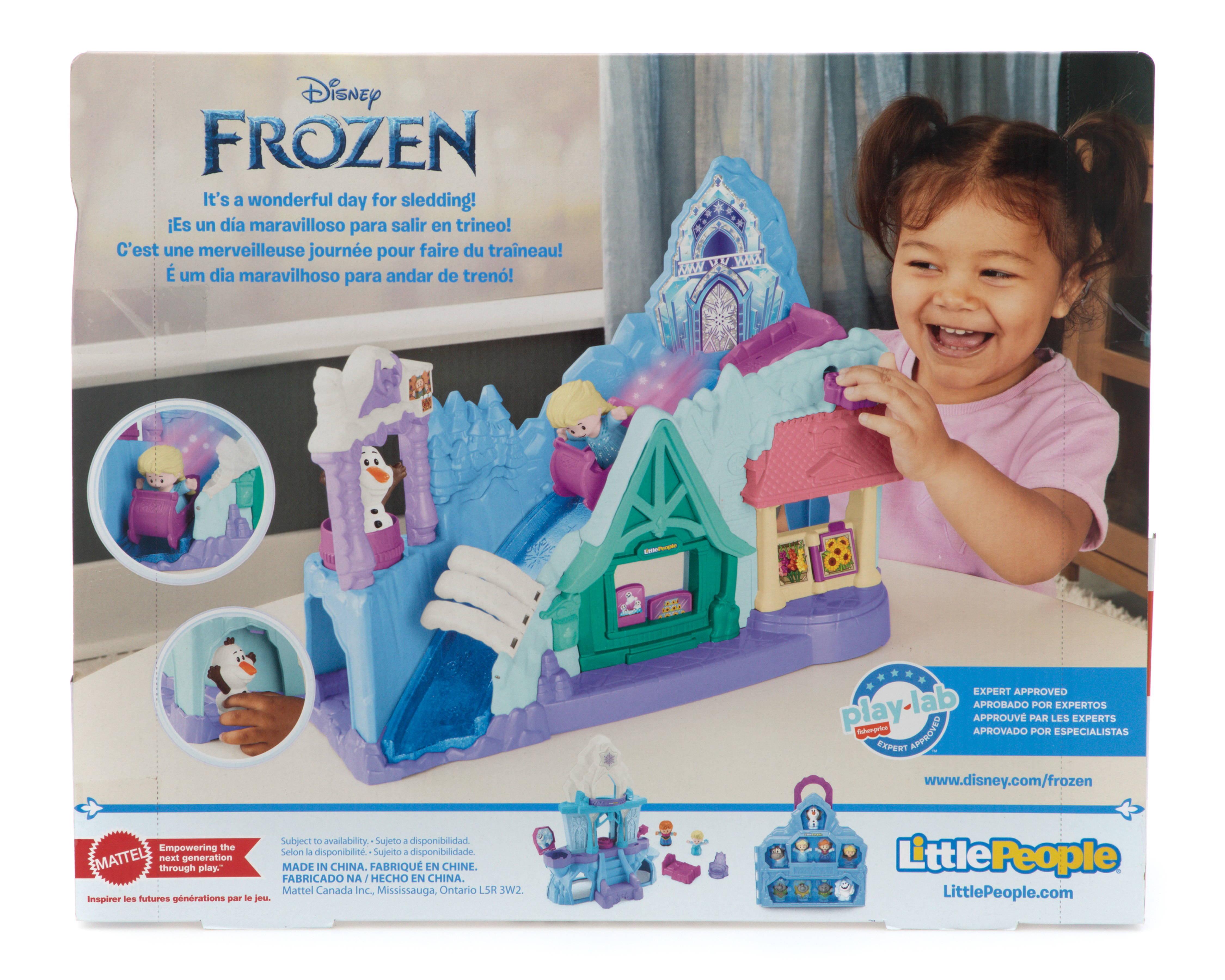 Foto 6 pulgar | Foto 5 | Aventuras en Trineo en Arendelle Disney Frozen Little People Fisher-Price