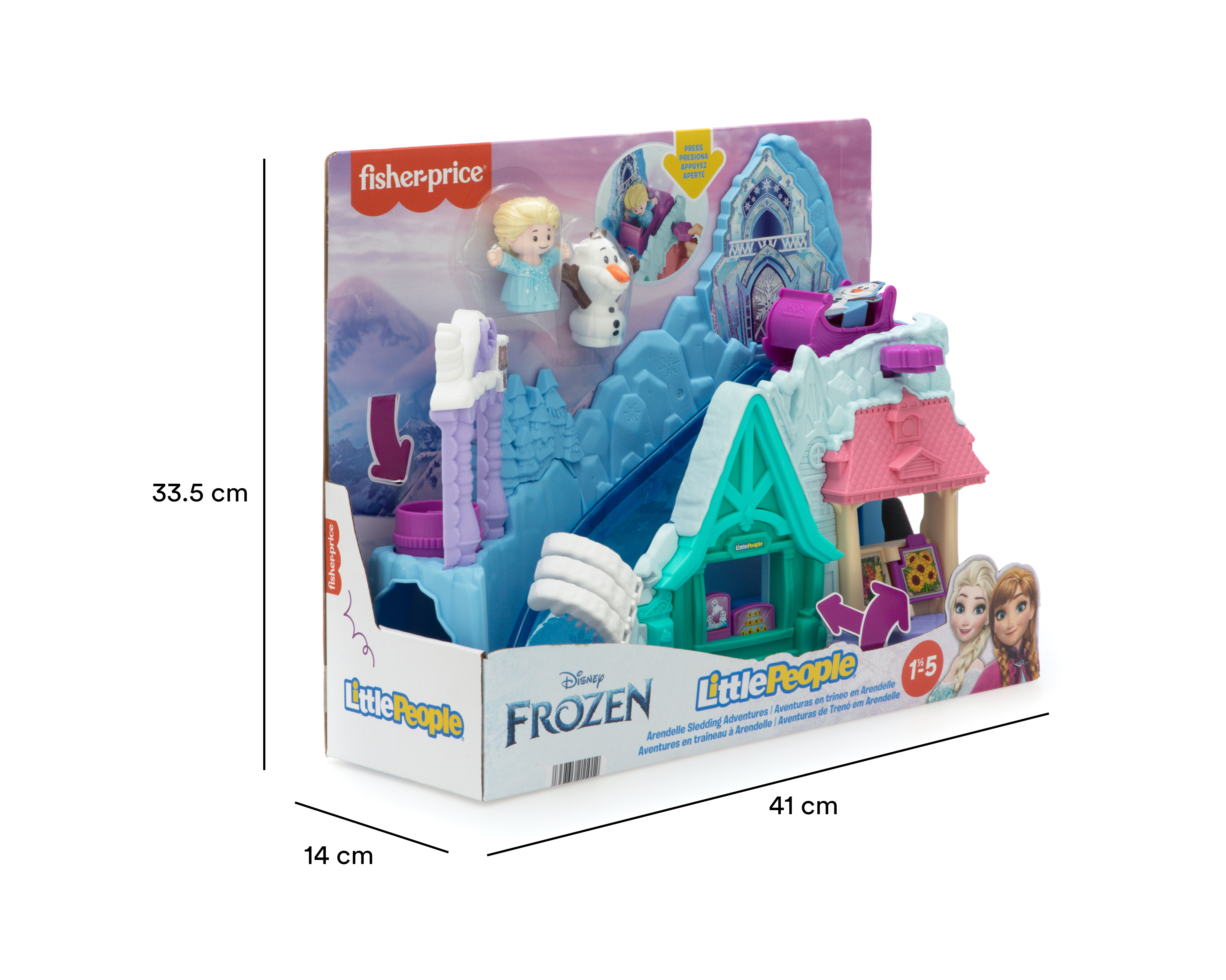 Foto 6 | Foto 6 | Aventuras en Trineo en Arendelle Disney Frozen Little People Fisher-Price