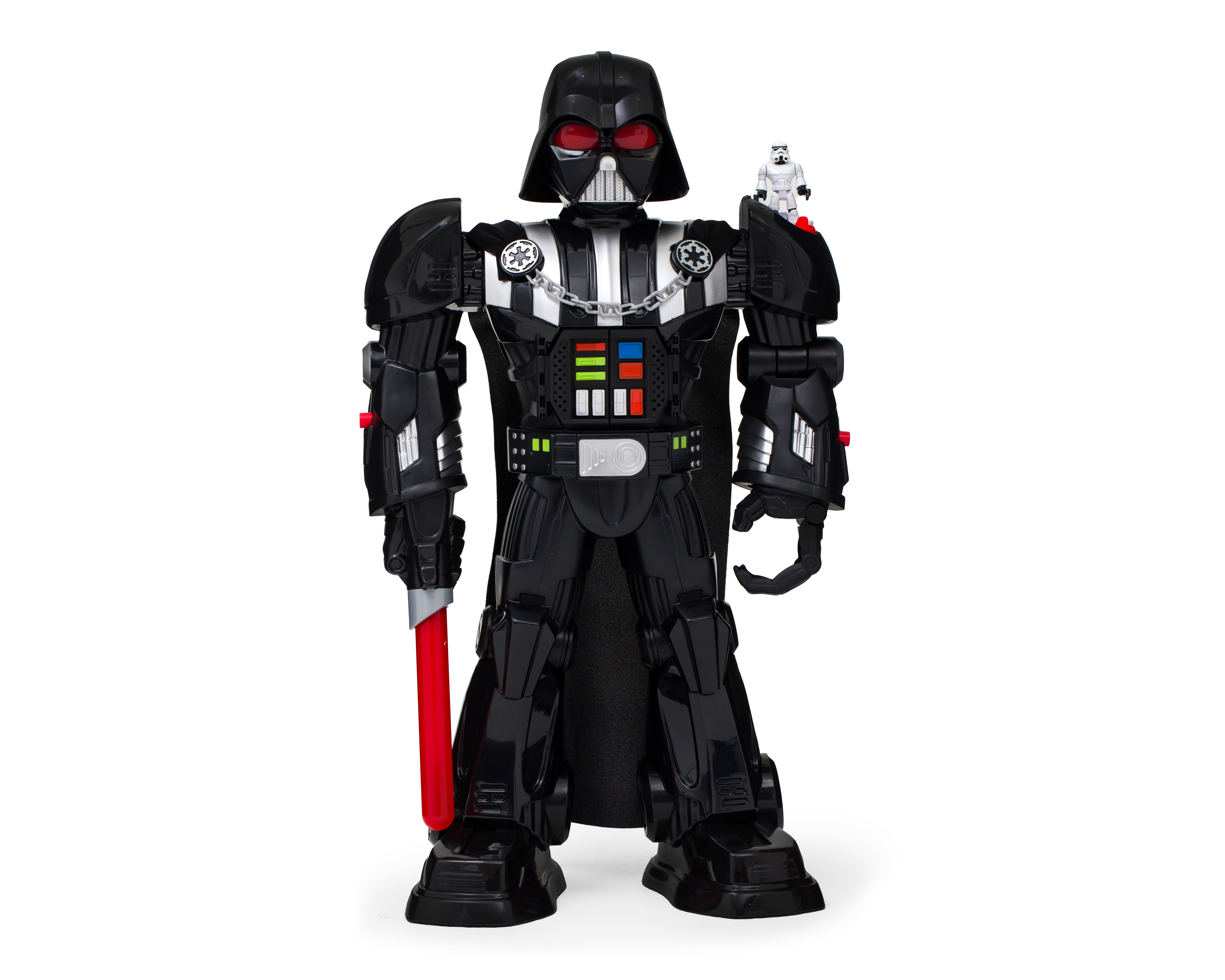 Foto 2 pulgar | Foto 1 | Darth Vader Bot Imaginext Star Wars con Luces y Sonidos