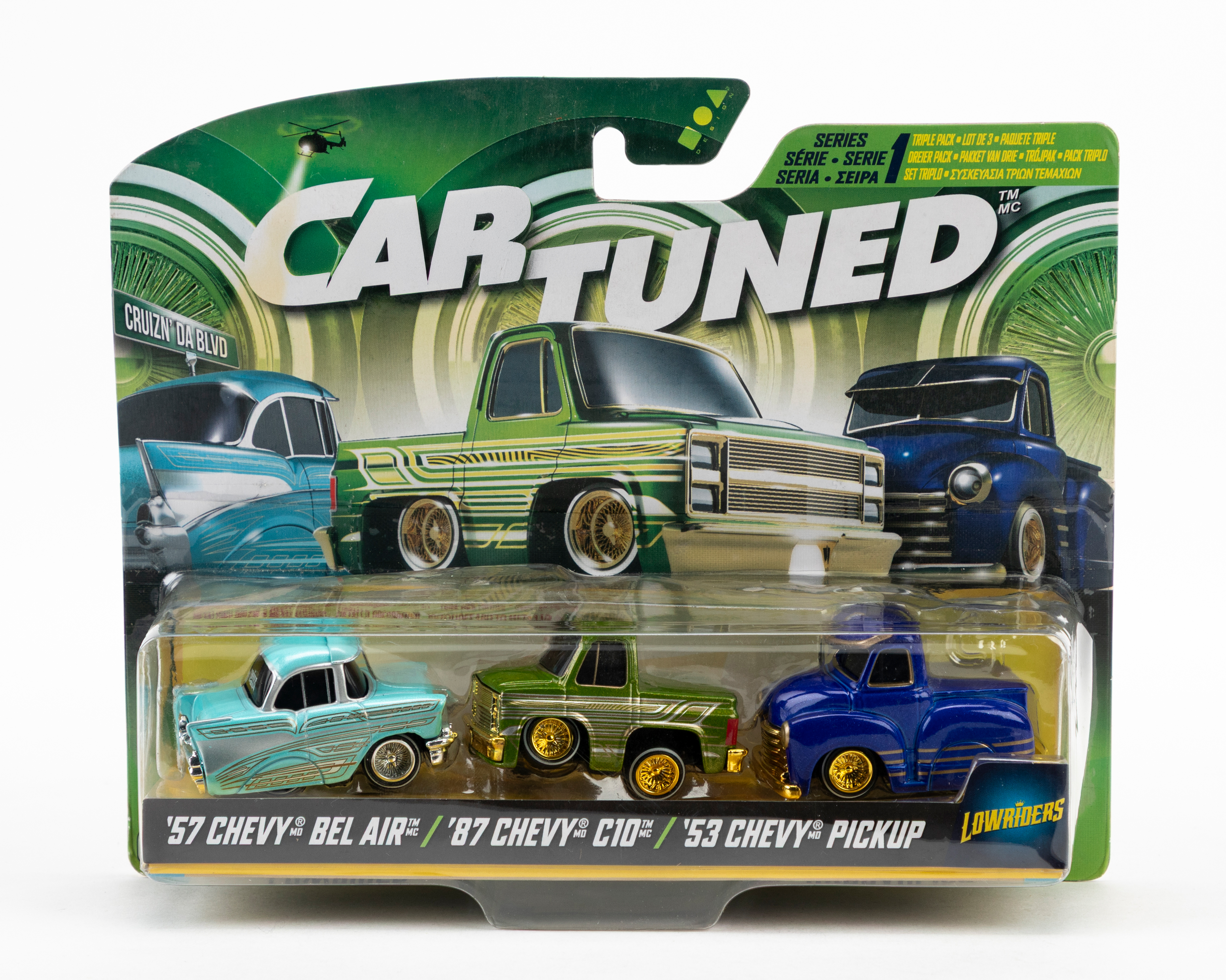 Carros CarTuned 3 Piezas