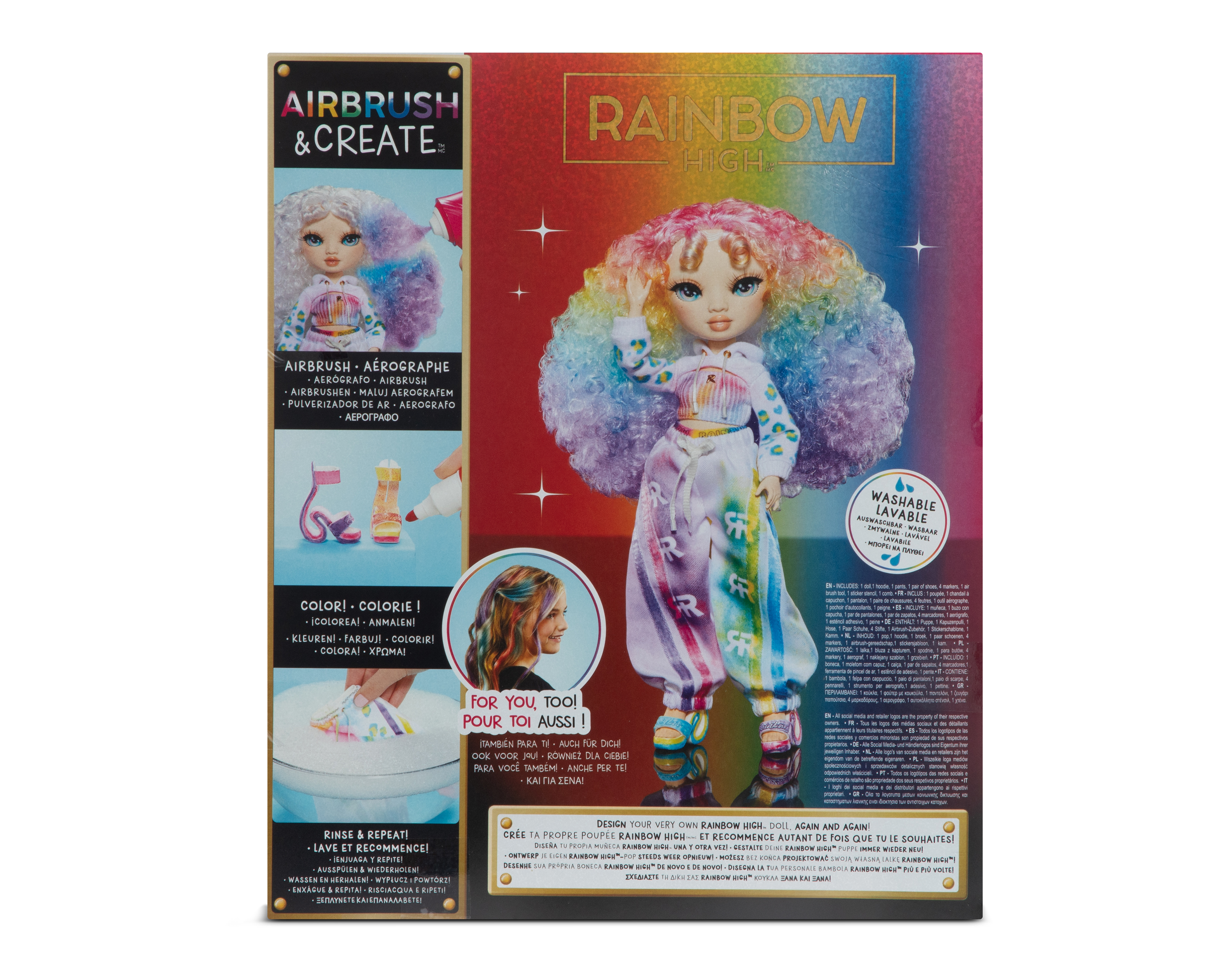 Foto 5 | Foto 5 | Muñeca Rainbow High Airbrush & Create