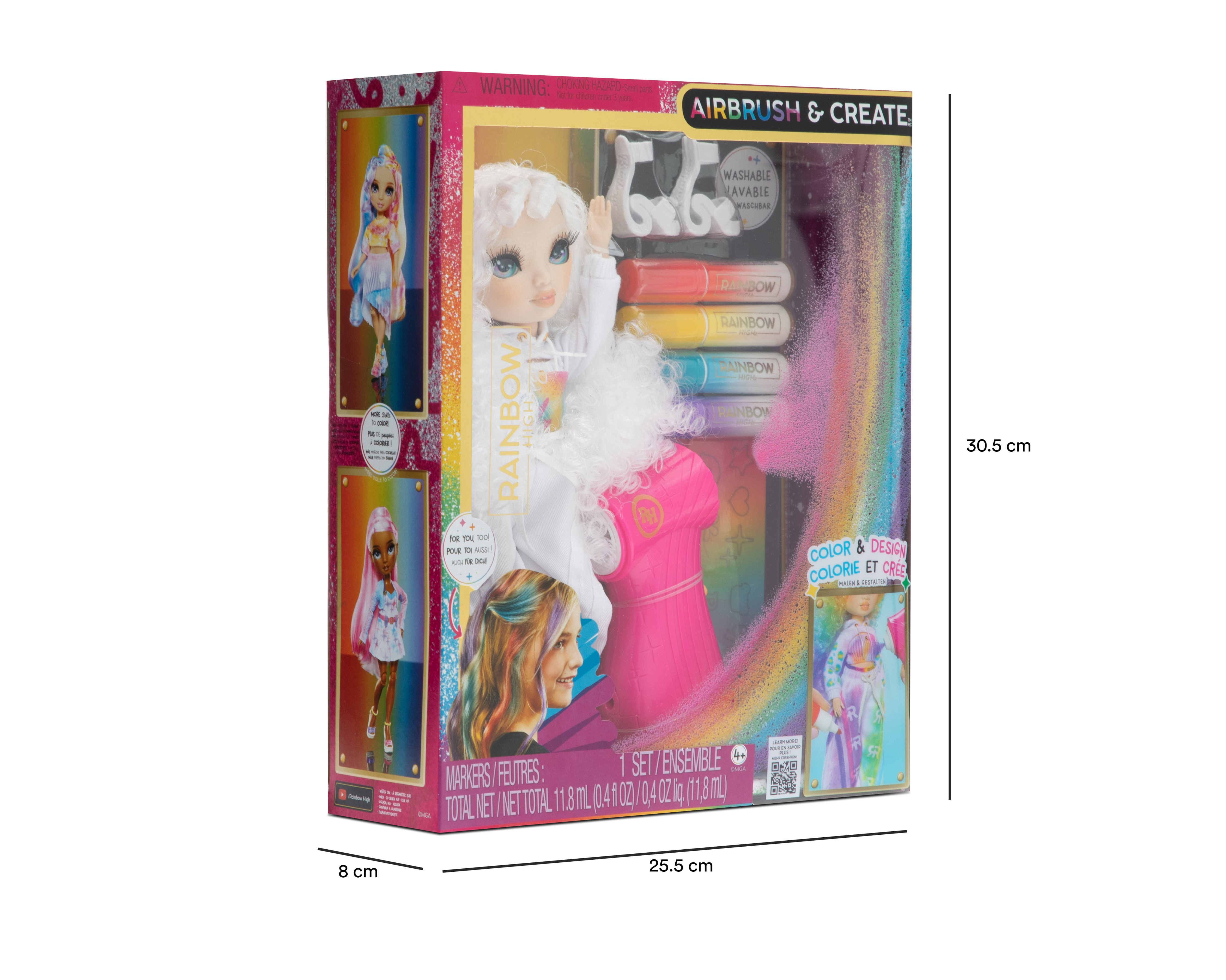 Foto 7 pulgar | Foto 6 | Muñeca Rainbow High Airbrush & Create