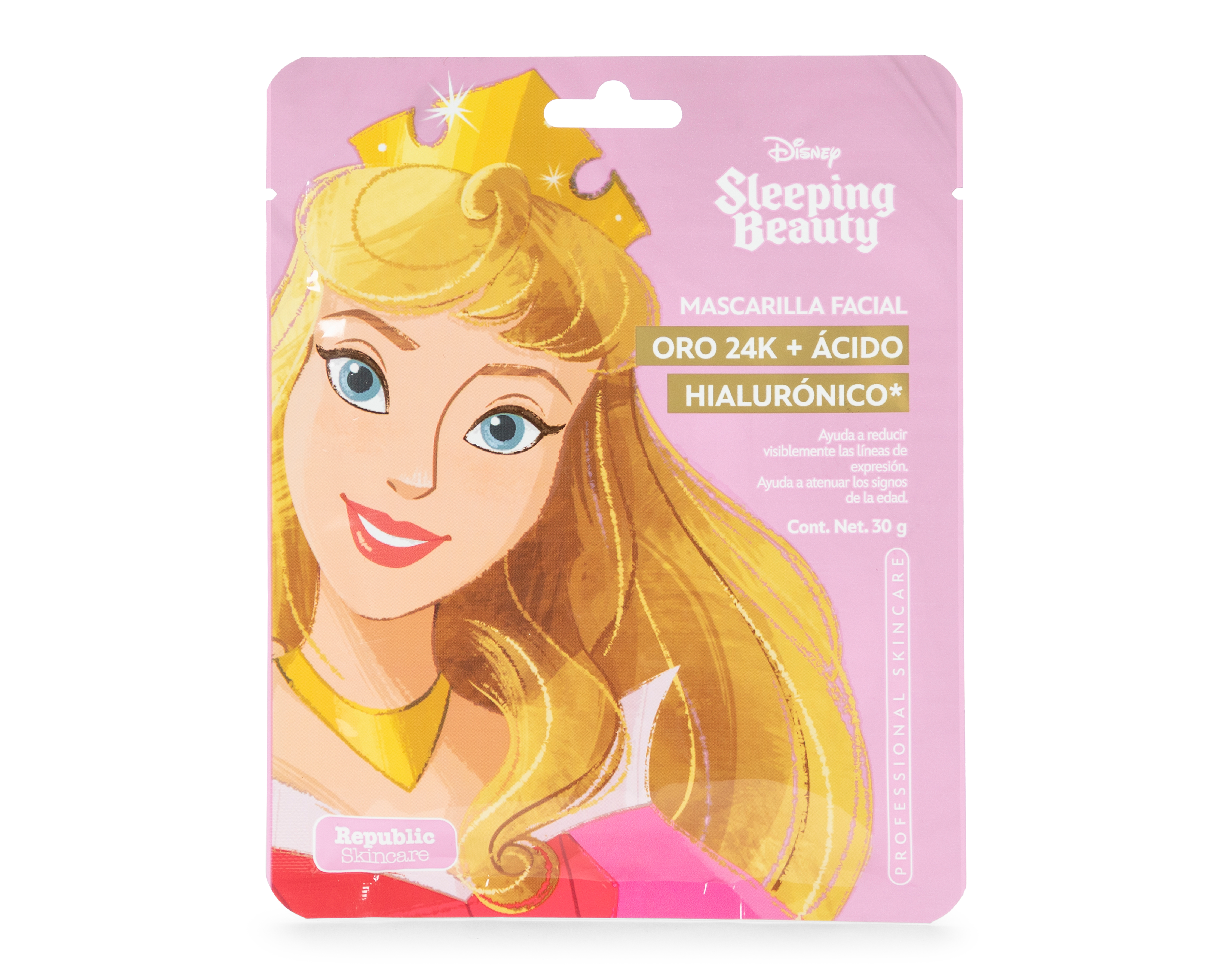 Foto 1 | Foto 1 | Mascarilla Oro 24K + Ácido Hialurónico Republic Cosmetics Disney Sleeping Beauty 30 g