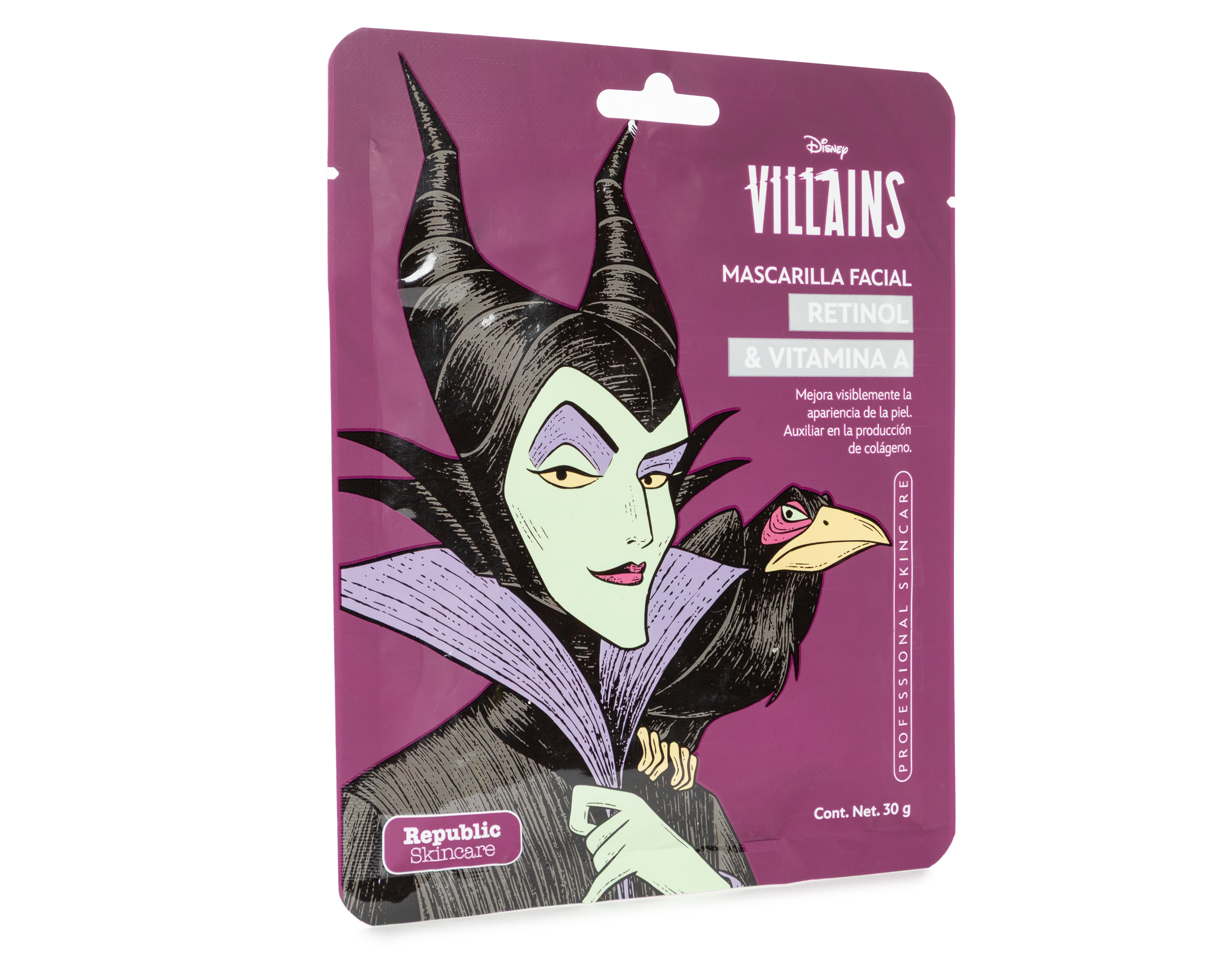 Foto 4 pulgar | Foto 3 | Mascarilla Retinol & Vitamina A Republic Cosmetics Disney Villains 30 g