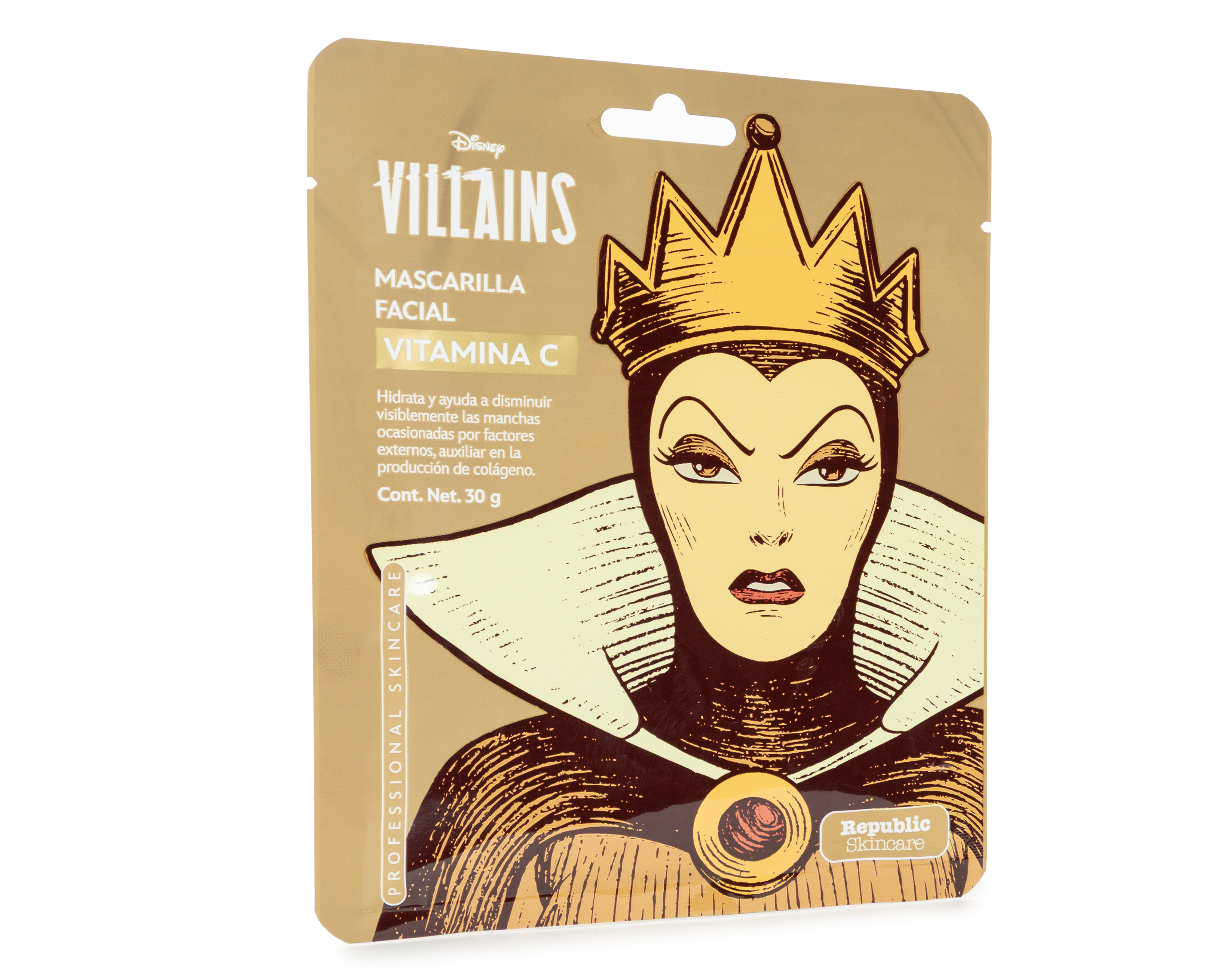 Foto 4 pulgar | Foto 3 | Mascarilla Vitamina C Republic Cosmetics Disney Villains 30 g