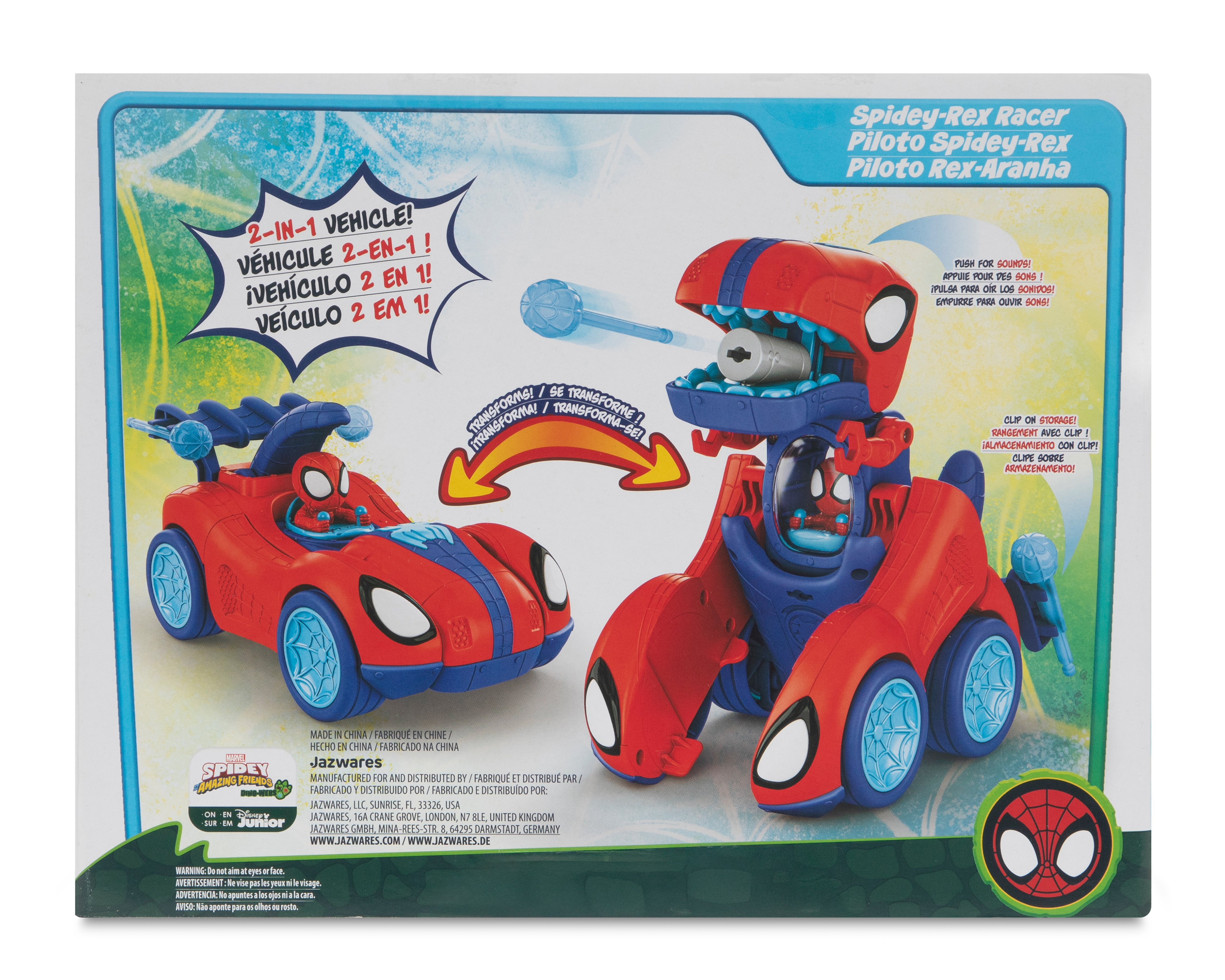 Foto 4 | Foto 4 | Carro Piloto Spidey-Rex Marvel