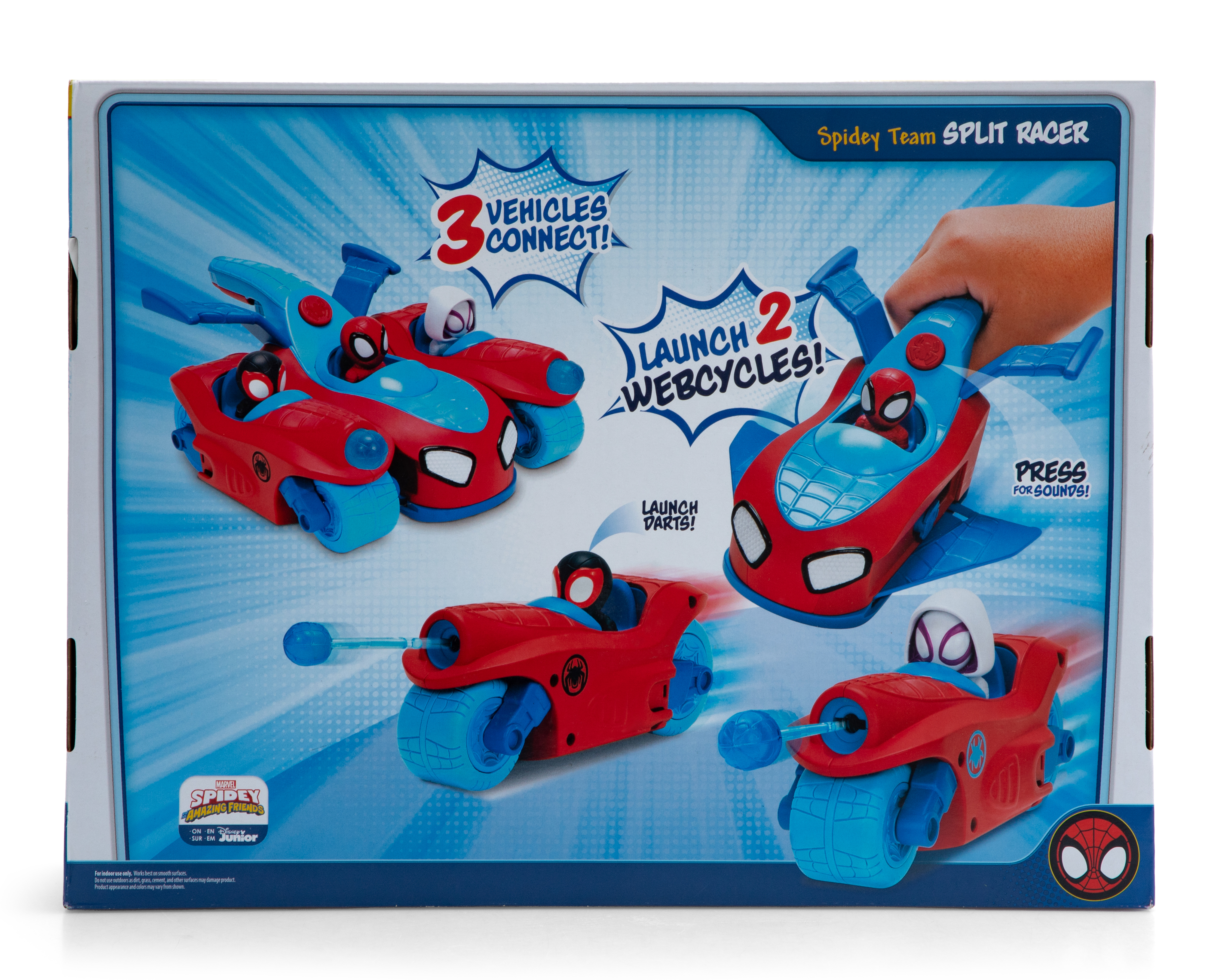 Foto 5 | Foto 5 | Vehículo Spidey y sus Amigos Spider-Man Split Racer 3 en 1