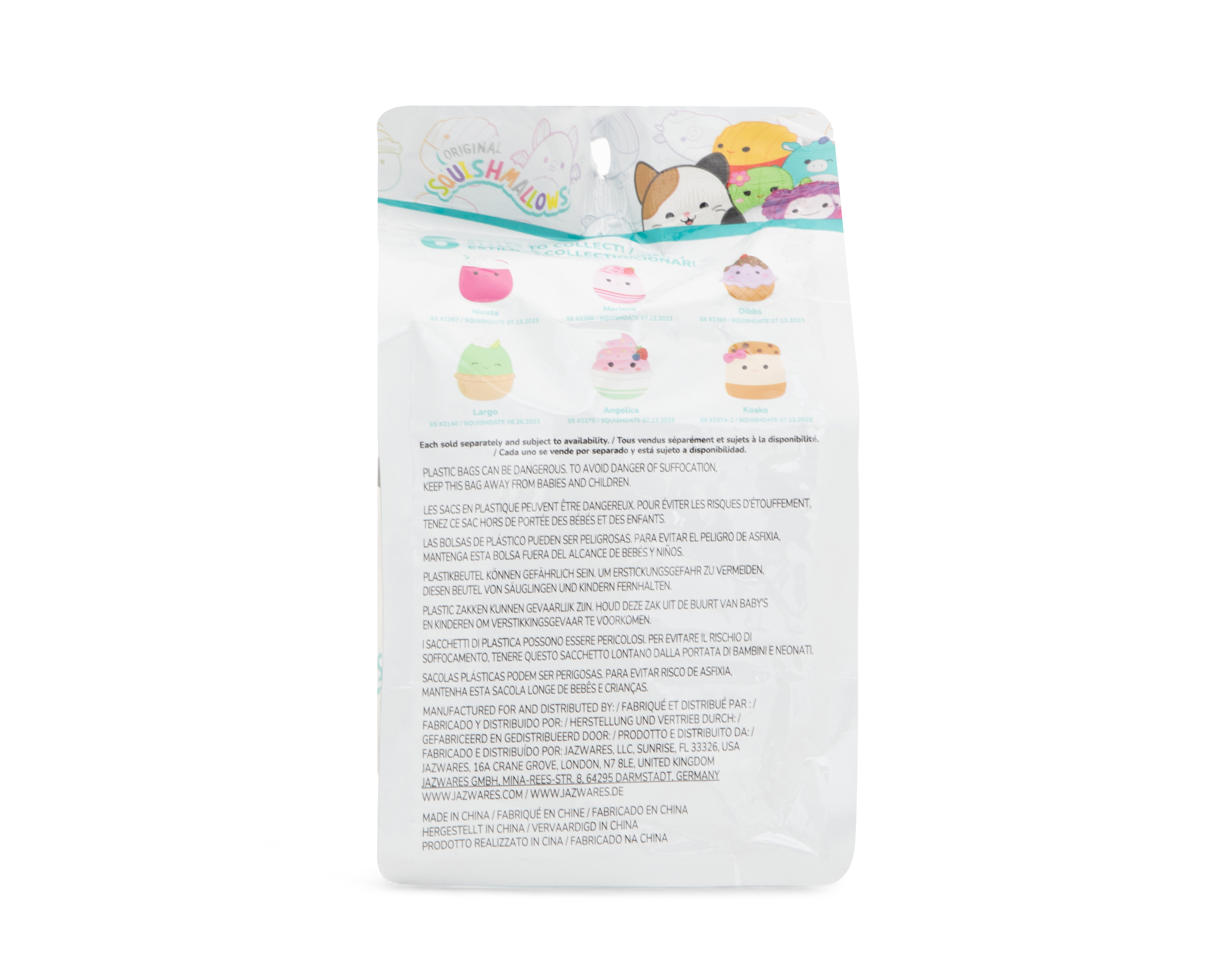 Foto 3 pulgar | Foto 2 | Figura Sorpresa Mystery Squad Squishmallows con Aroma