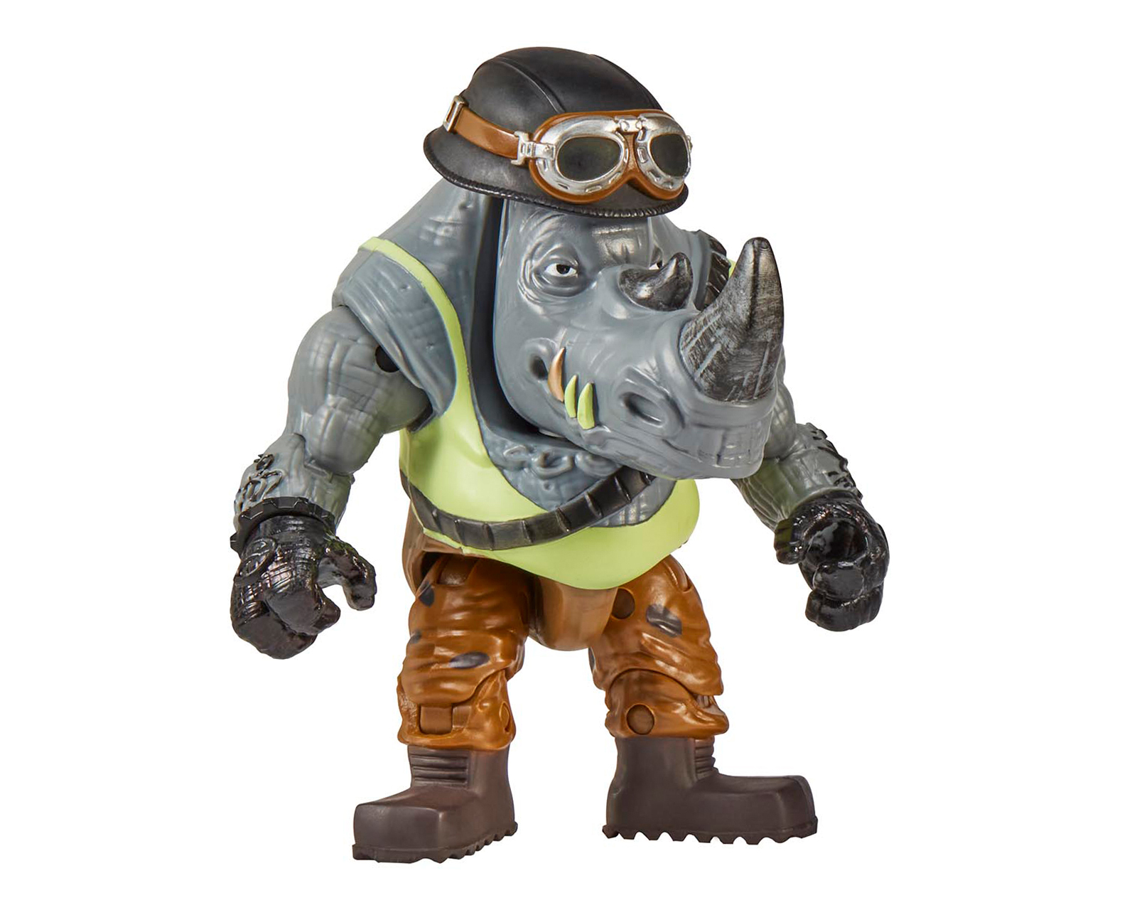 Figura de Acción TMNT Rocksteady Mutant Mayhem Chopper Cycle