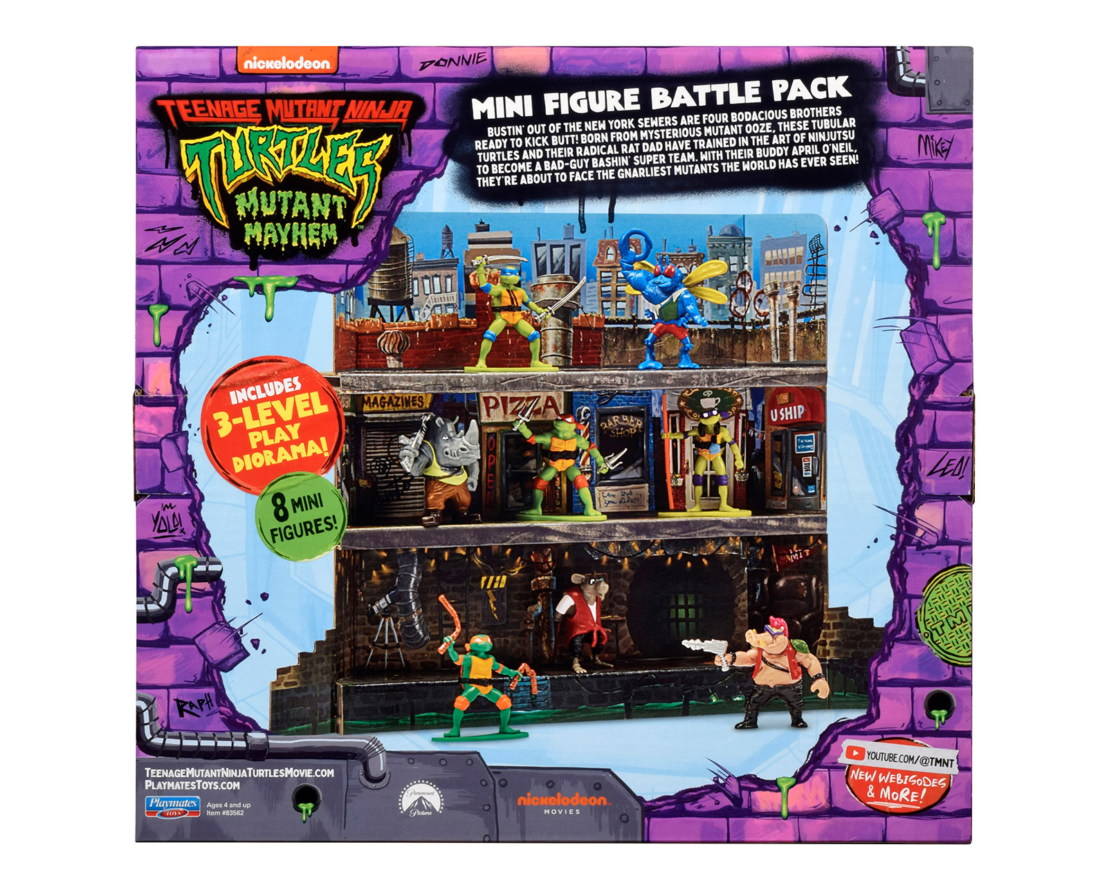 Foto 5 | Foto 5 | Tortugas Ninja Nickelodeon con Diorama