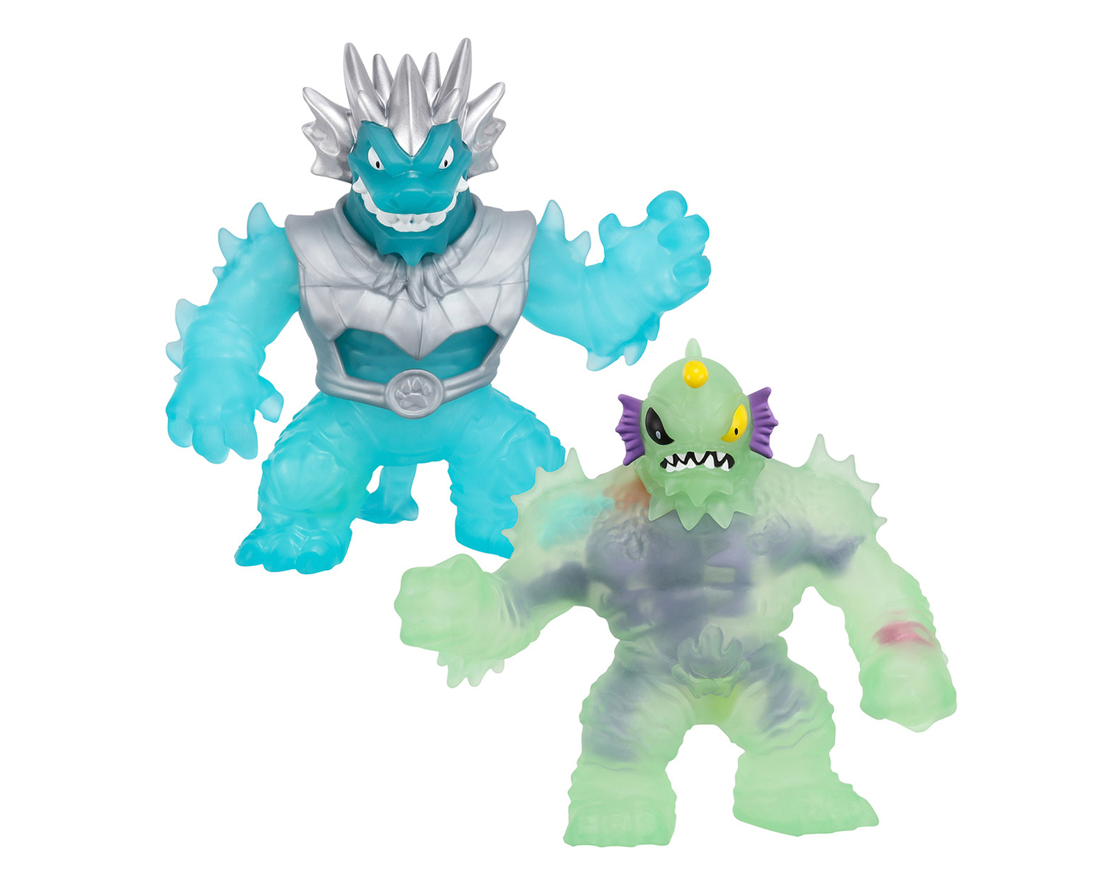 Figura de Acción Goo Jit Zu Ice Blast Blazagon vs Horriglow 2 Piezas