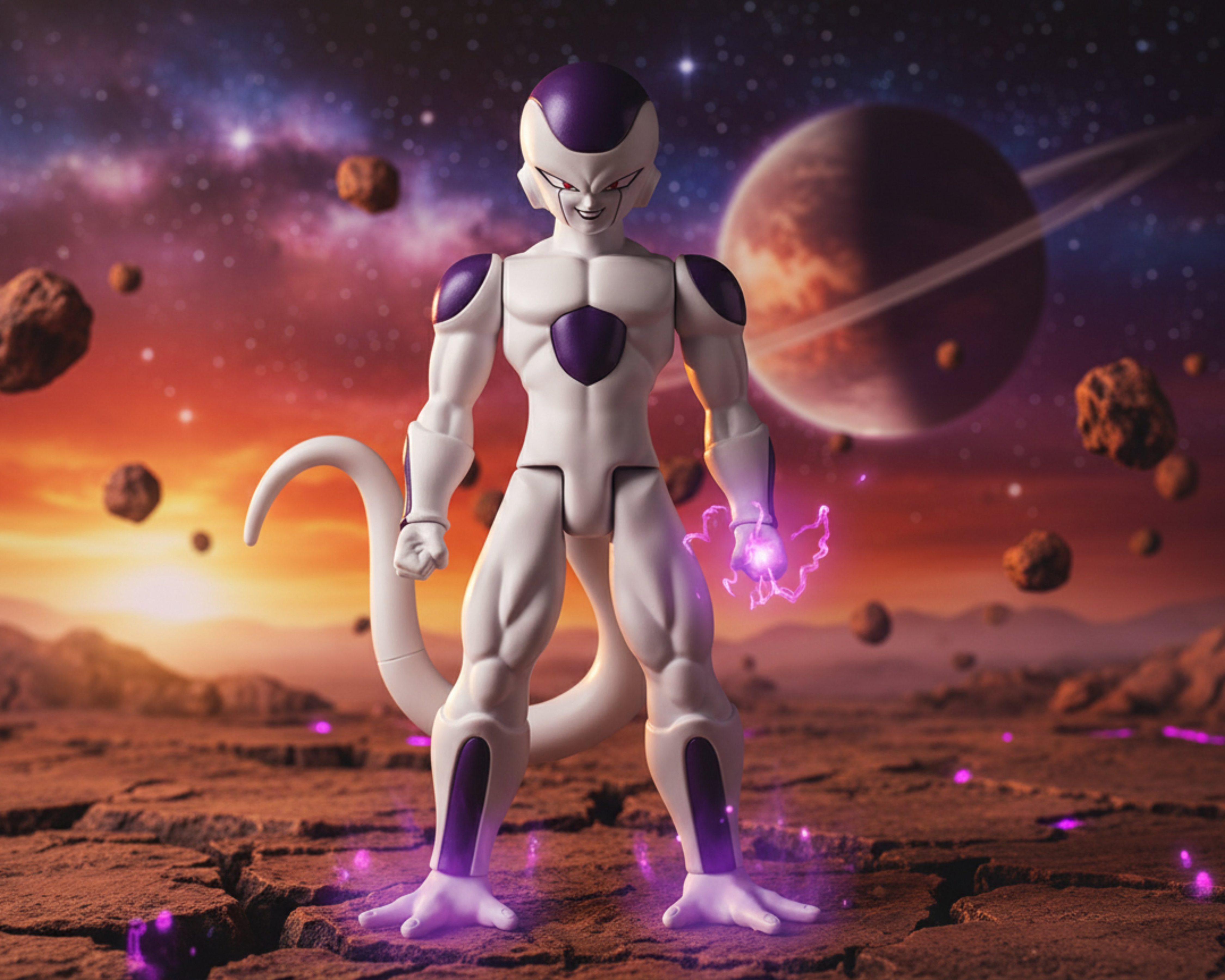 Foto 5 pulgar | Foto 4 | Frieza Cuarta Forma Figura de Acción Dragon Ball Limit Breaker Series