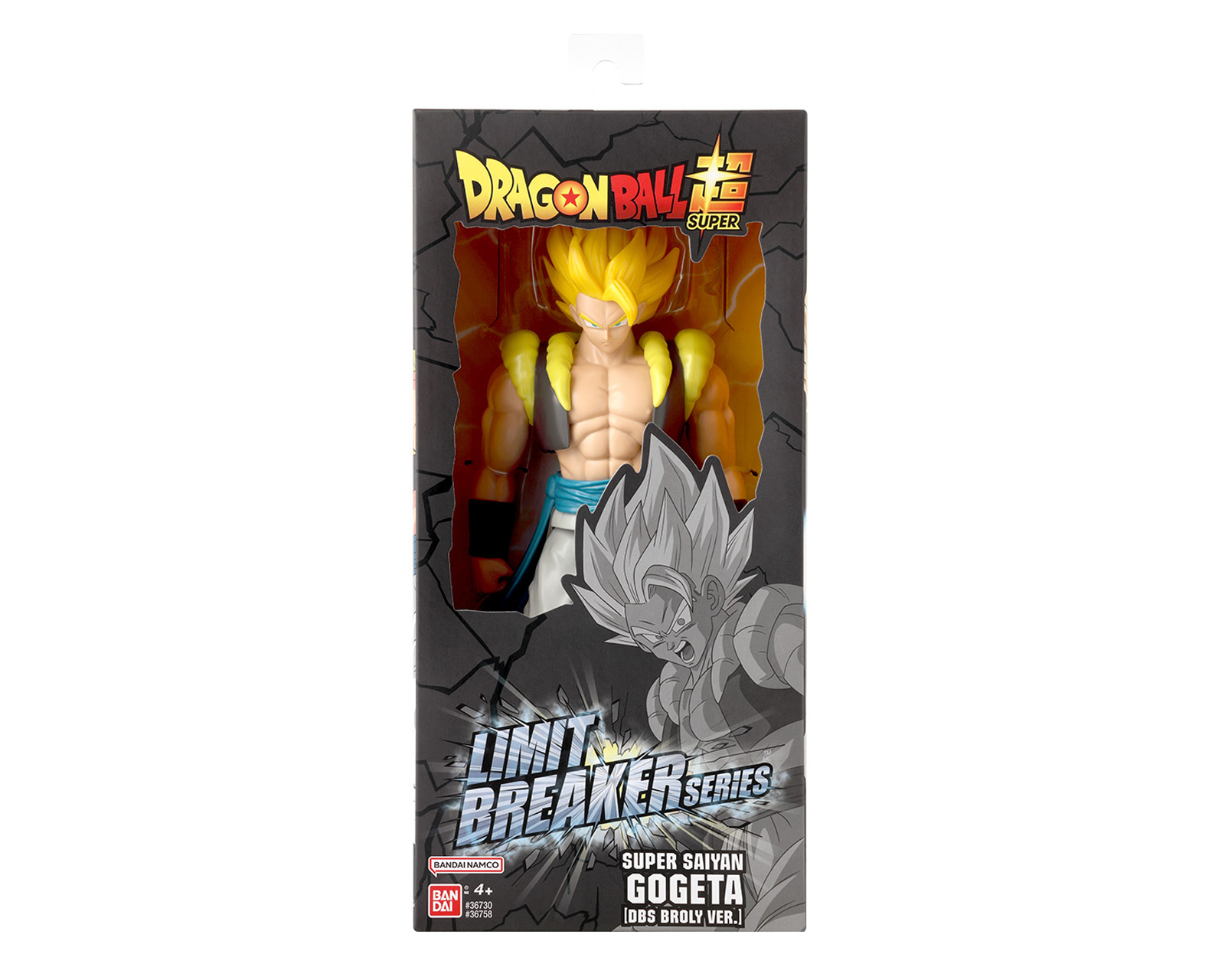 Foto 4 pulgar | Foto 3 | Gogeta Super Saiyan Figura de Acción Dragon Ball Limit Breaker Series
