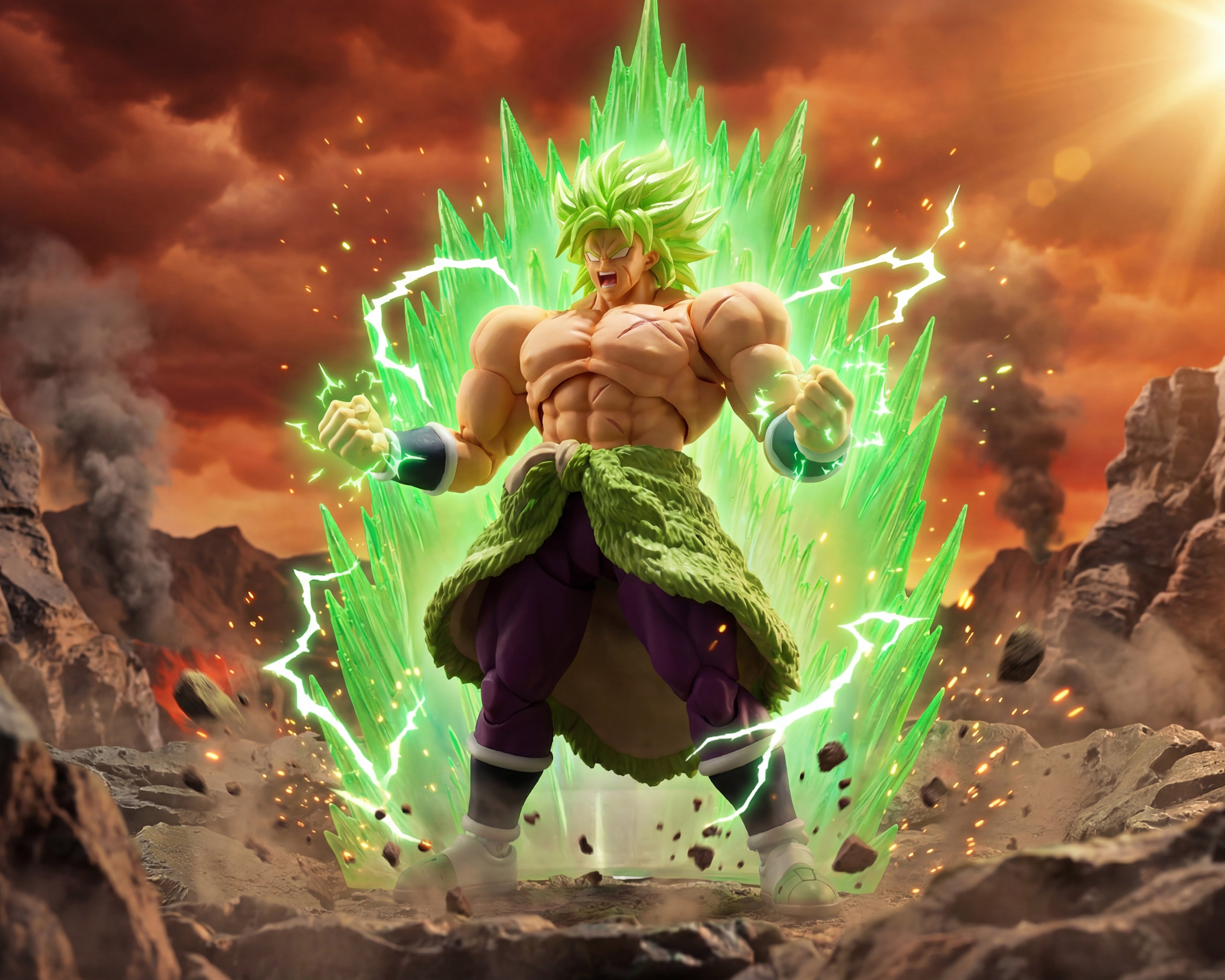 Foto 4 | Foto 4 | Super Saiyan Broly Figura de Acción Dragon Ball Articulado