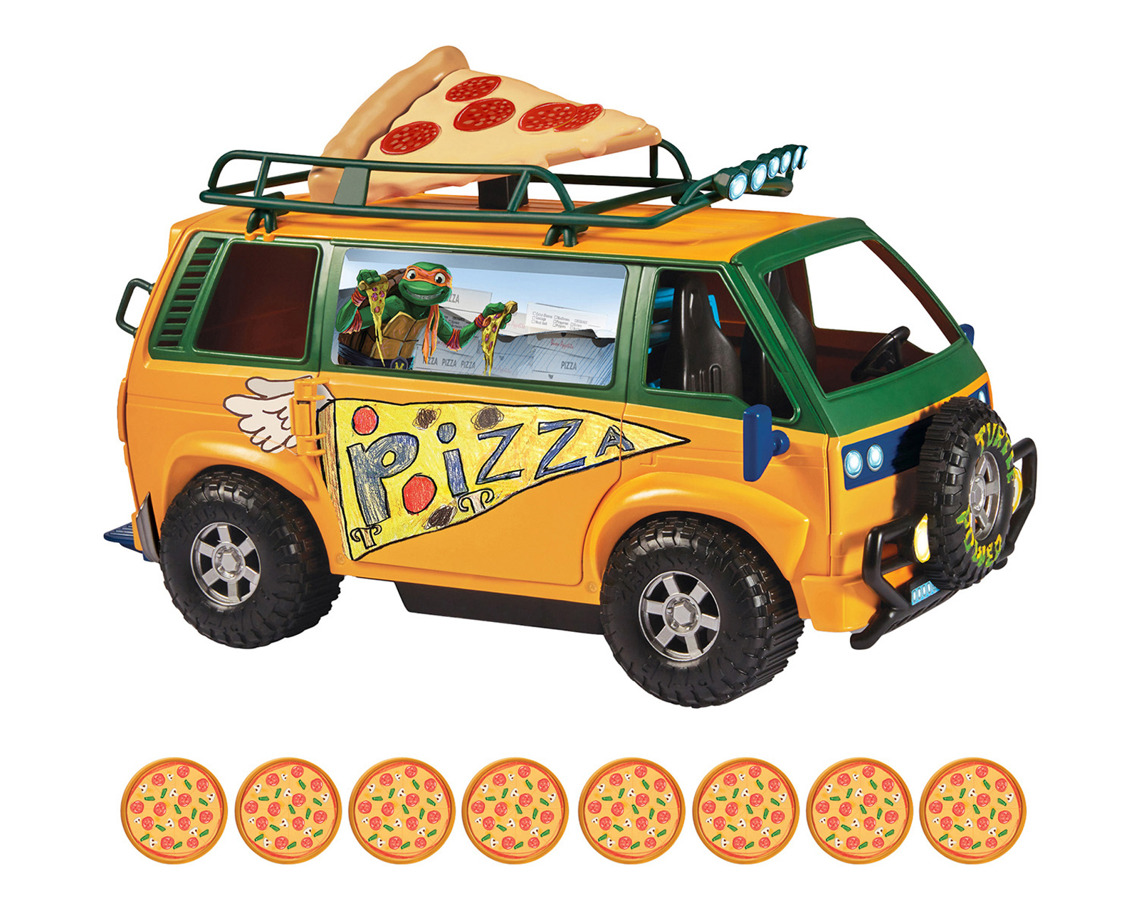 Vehículo Pizzafire Van Tortugas Ninja Nickelodeon