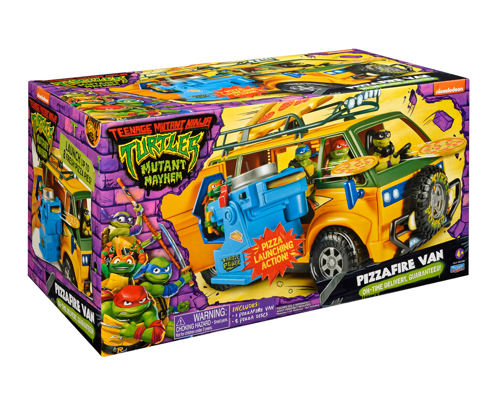 Foto 4 pulgar | Foto 3 | Vehículo Pizzafire Van Tortugas Ninja Nickelodeon