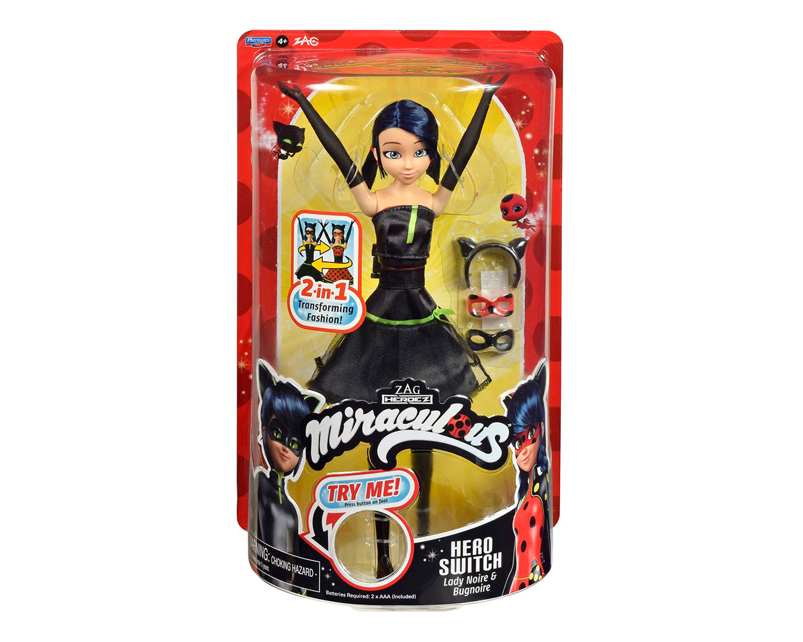 Lady Bug Miraculous Zag Toys Hero Switch