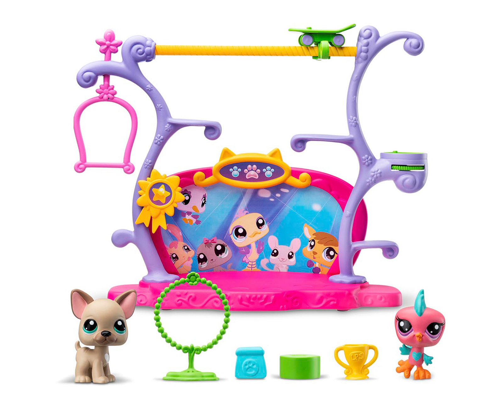 Foto 2 pulgar | Foto 1 | Juego Las Mascotas Tienen Talento Littlest Pet Shop Bandai Namco 9 Piezas