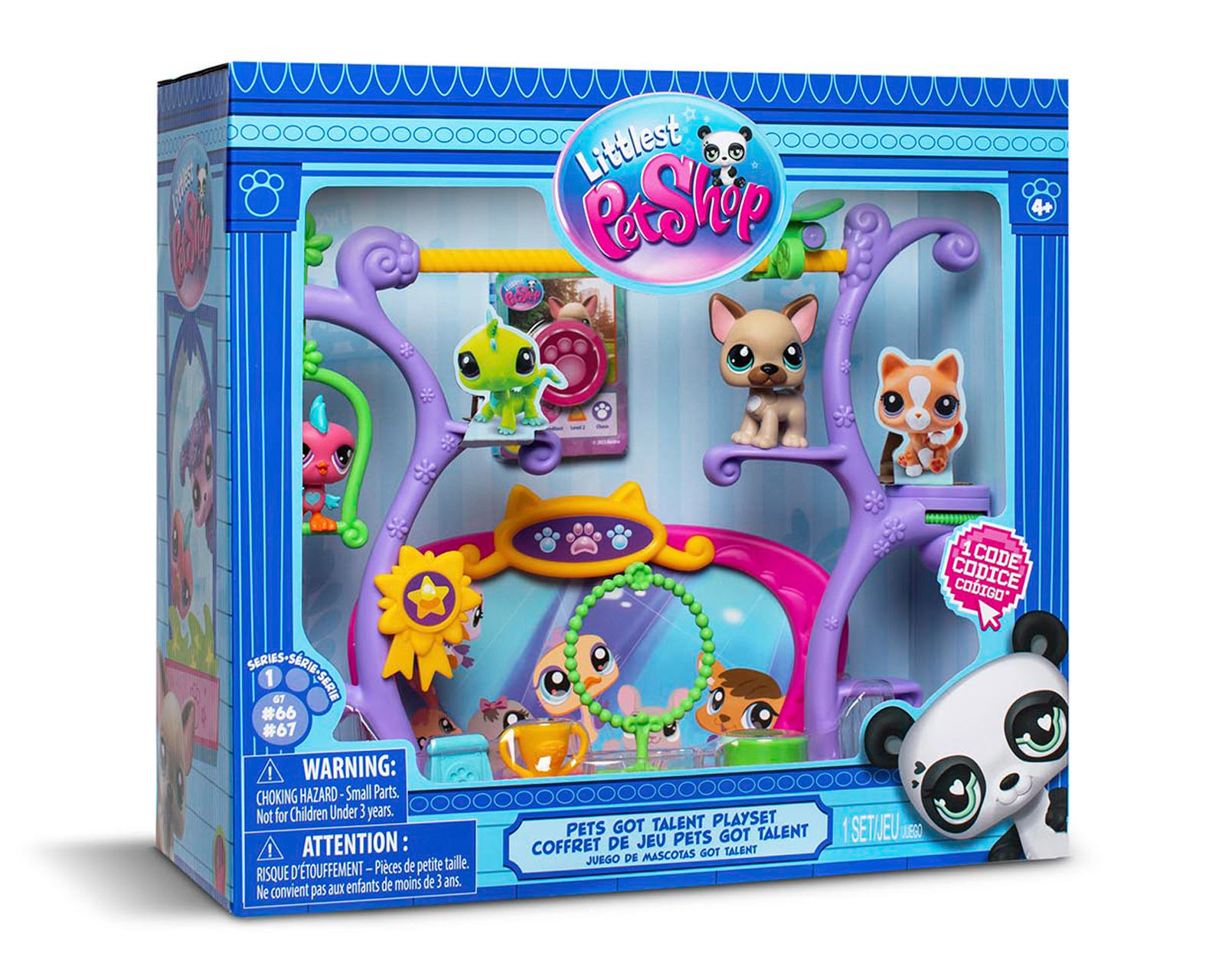 Foto 4 pulgar | Foto 3 | Juego Las Mascotas Tienen Talento Littlest Pet Shop Bandai Namco 9 Piezas