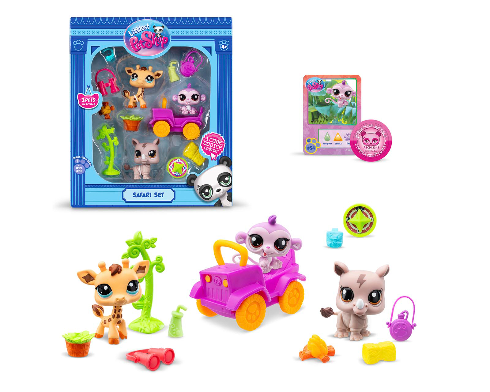 Foto 3 pulgar | Foto 2 | Juego Safari Littlest Pet Shop Bandai Namco 13 Piezas