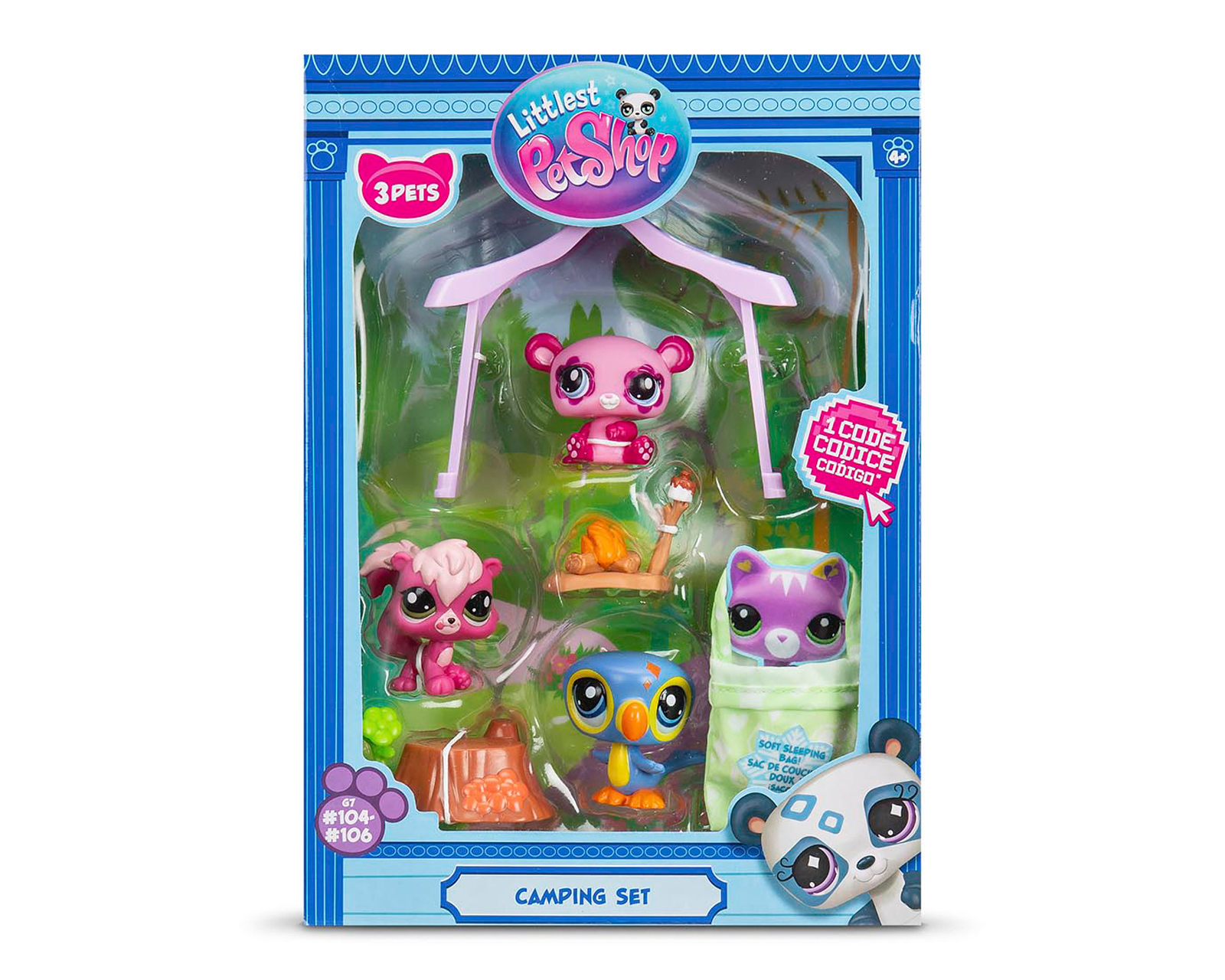 Foto 3 pulgar | Foto 2 | Juego de Camping Littlest Pet Shop Bandai Namco 7 Piezas