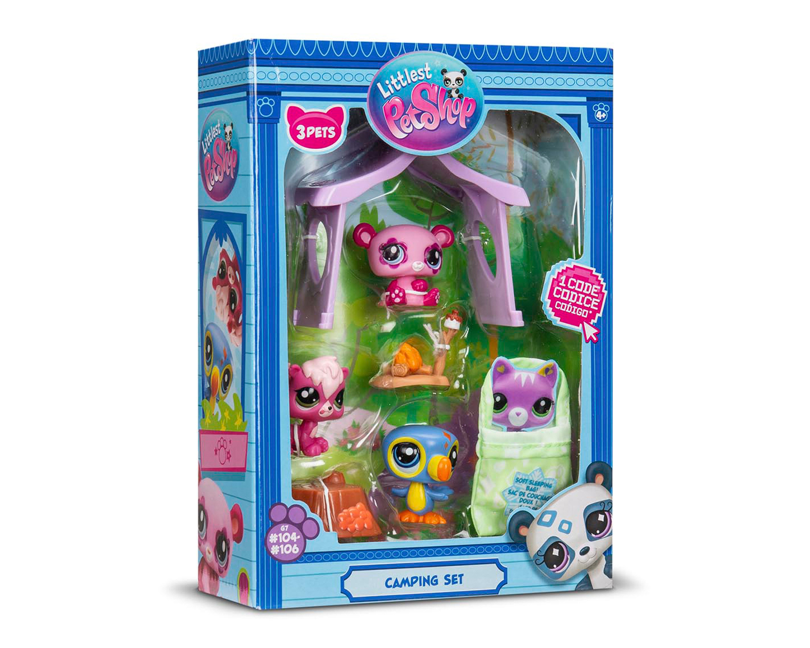 Foto 3 | Foto 3 | Juego de Camping Littlest Pet Shop Bandai Namco 7 Piezas