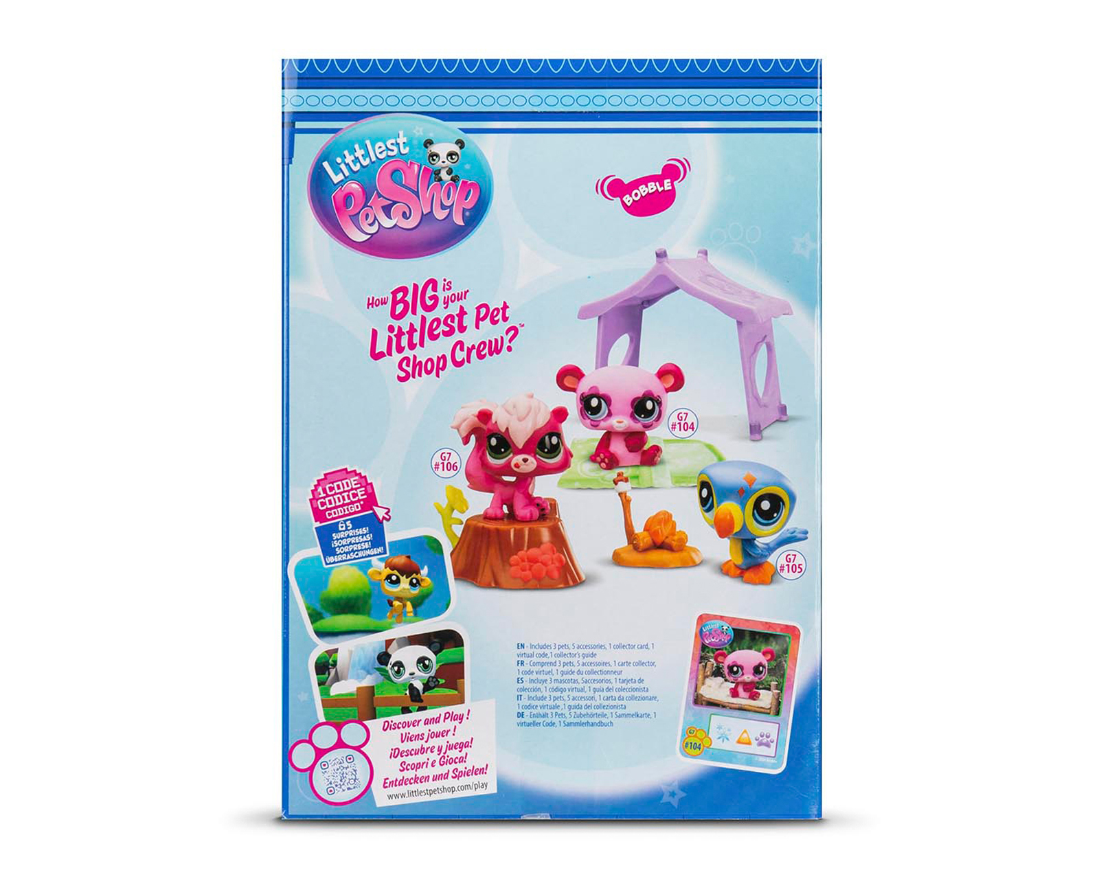 Foto 5 pulgar | Foto 4 | Juego de Camping Littlest Pet Shop Bandai Namco 7 Piezas