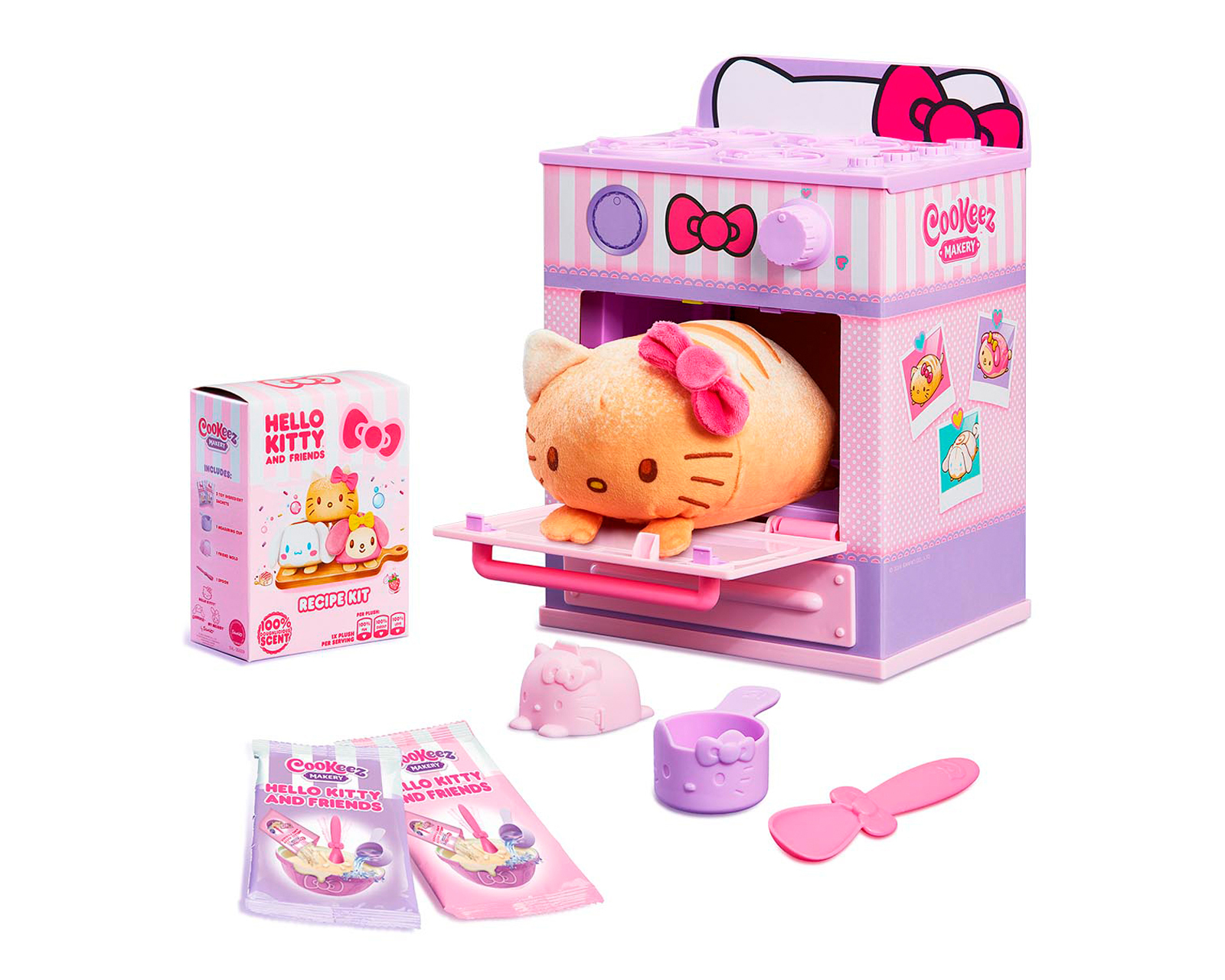 Juguete Interactivo Horno Cookeez Makery Hello Kitty and Friends 8 Piezas