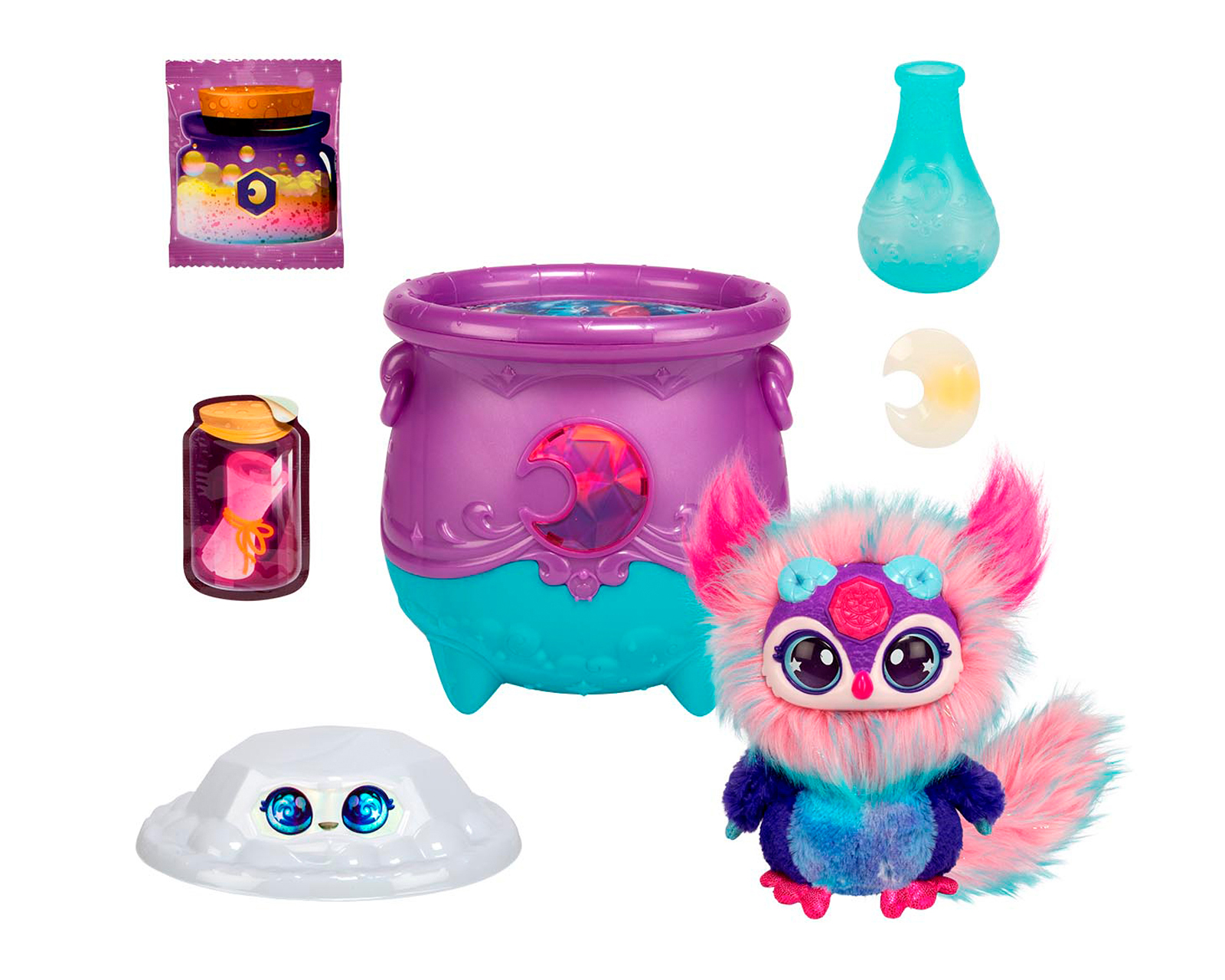 Caldero Básico Magic Mixies Gema Mágica Sorpresa Shimmerverse