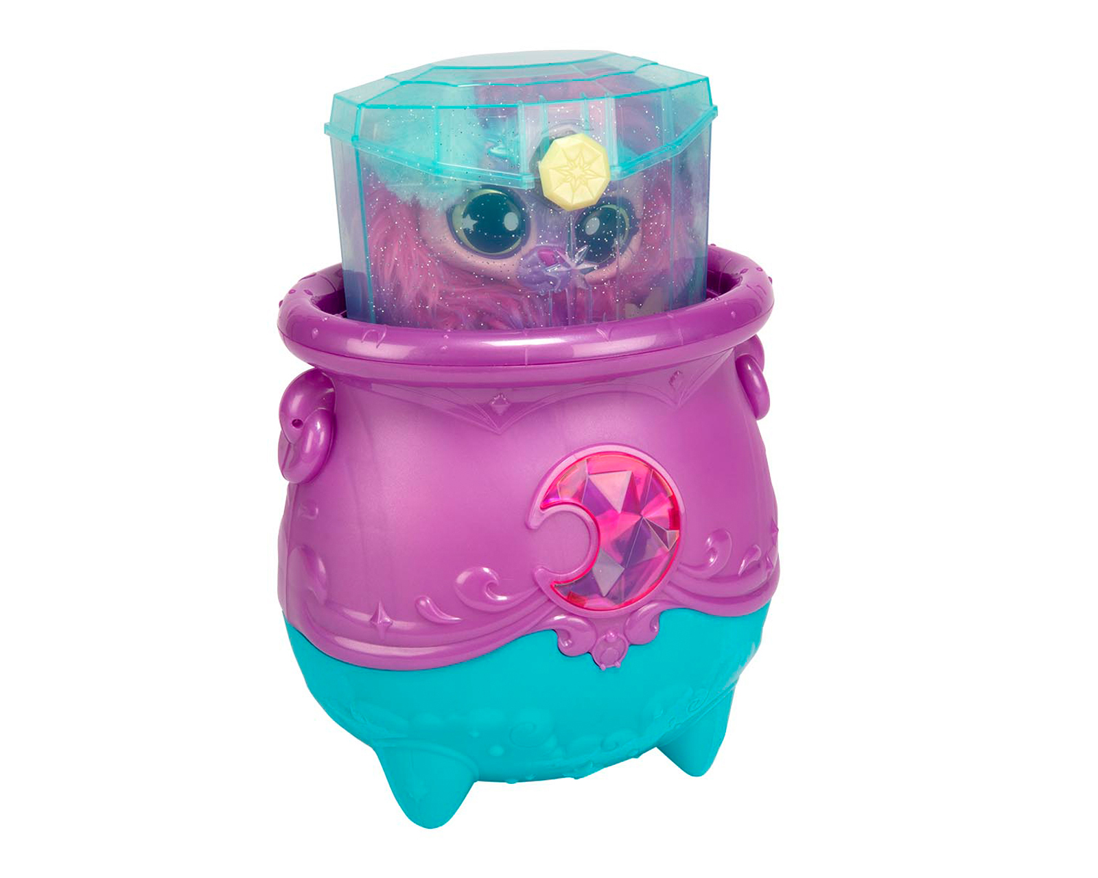 Foto 4 pulgar | Foto 3 | Caldero Básico Magic Mixies Gema Mágica Sorpresa Shimmerverse