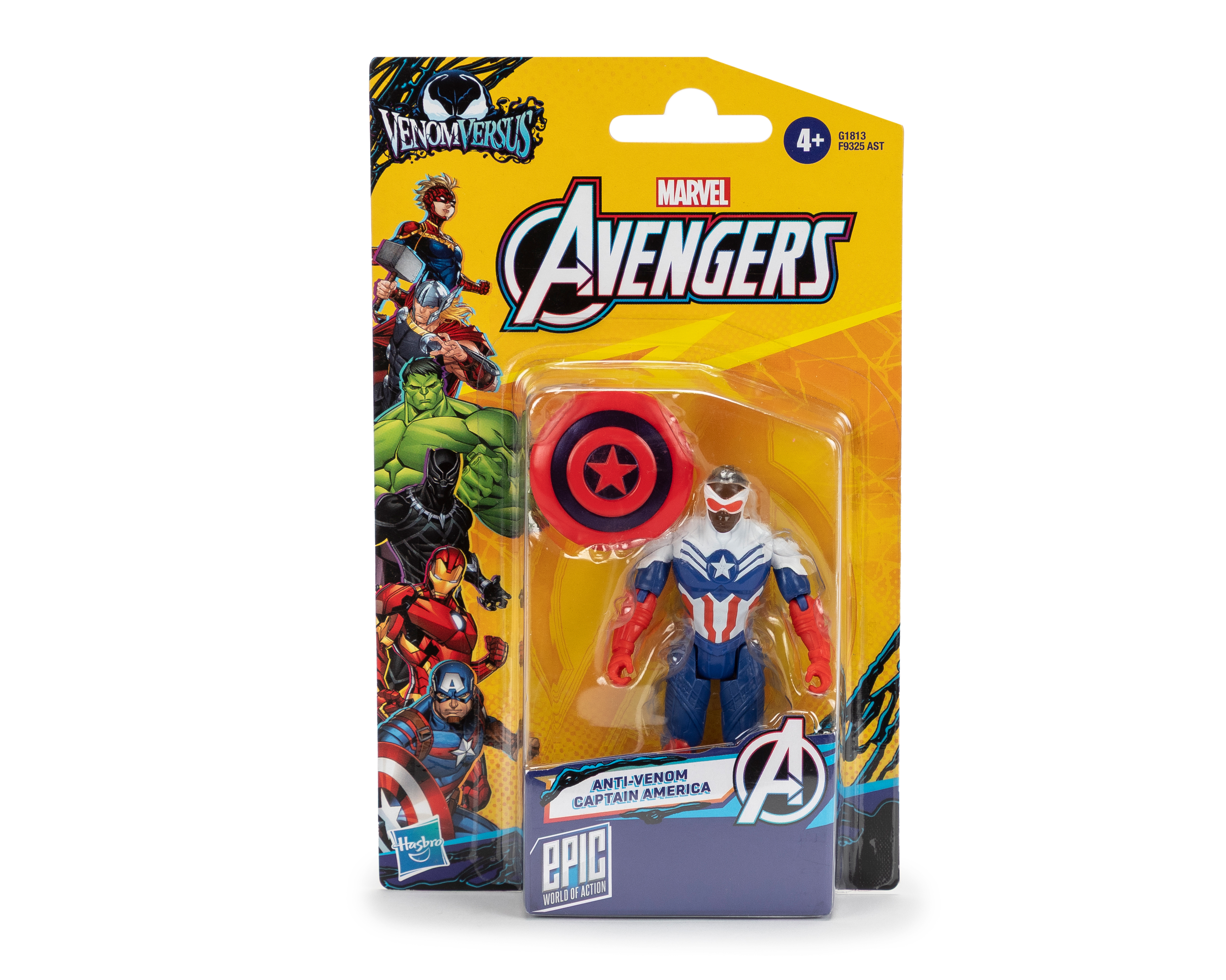 Capitán América Figura de Acción Marvel con Accesorios