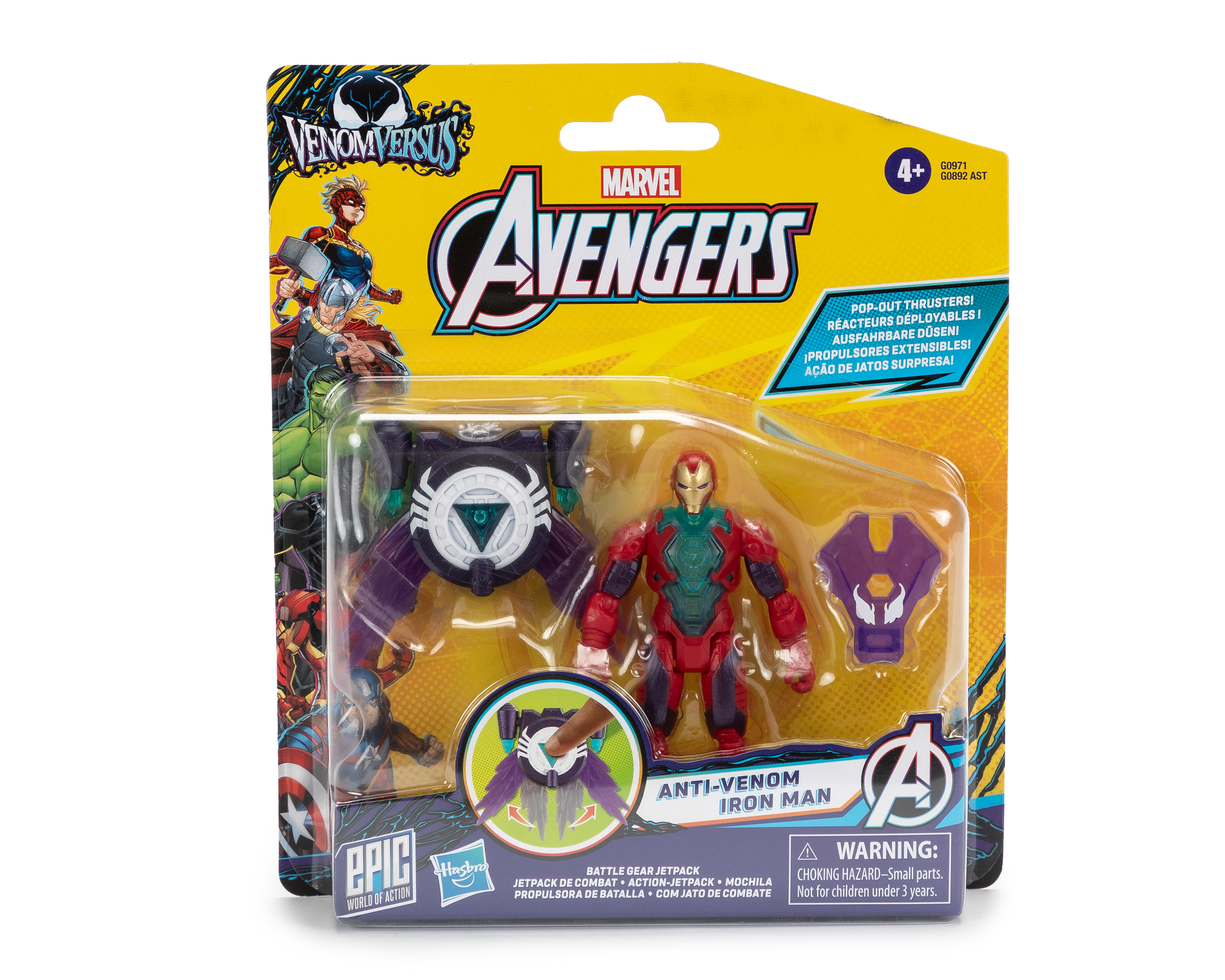 Iron Man Figura de Acción Marvel con Accesorio
