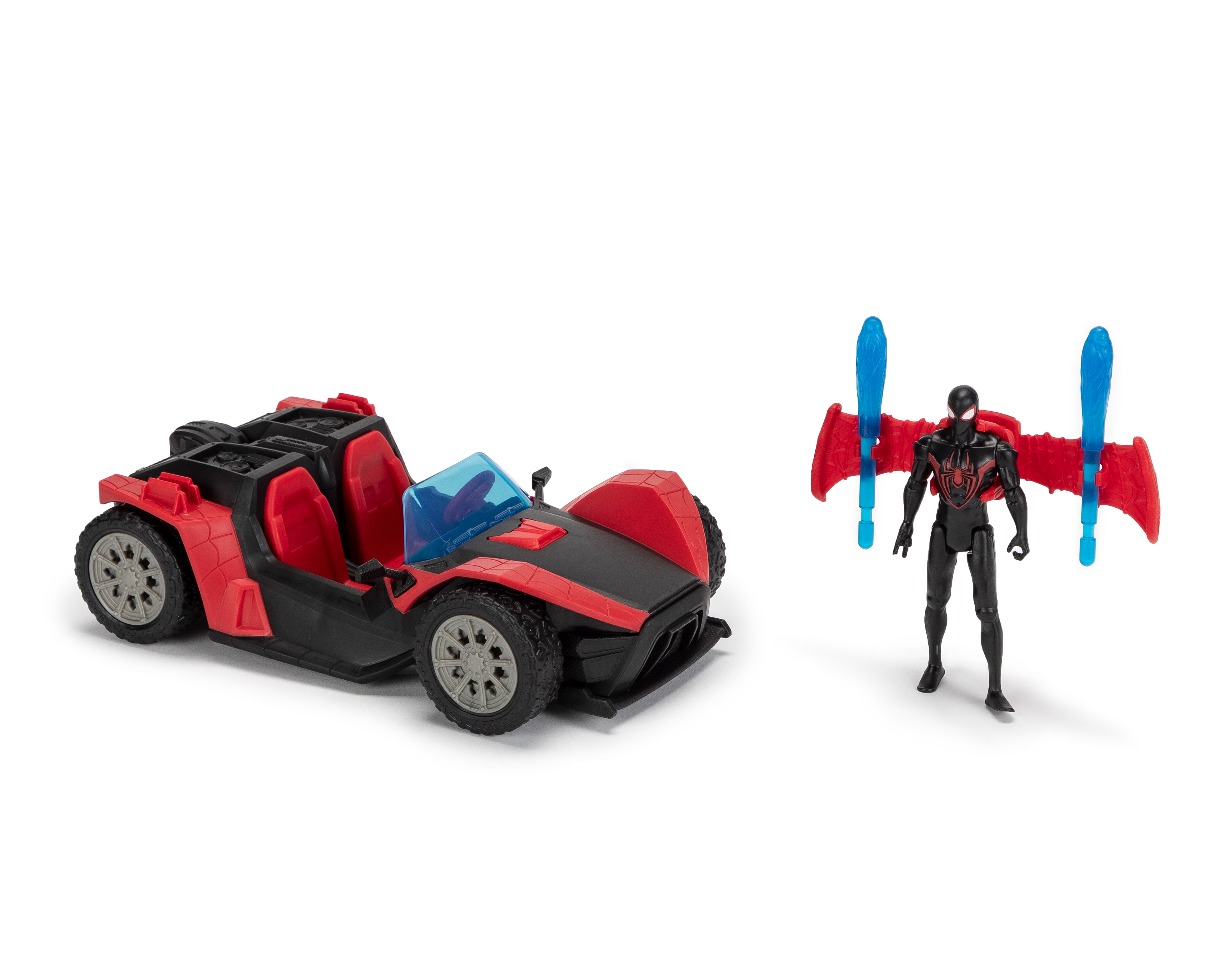 Foto 2 pulgar | Foto 1 | Miles Morales Figura de Acción Marvel con Automóvil